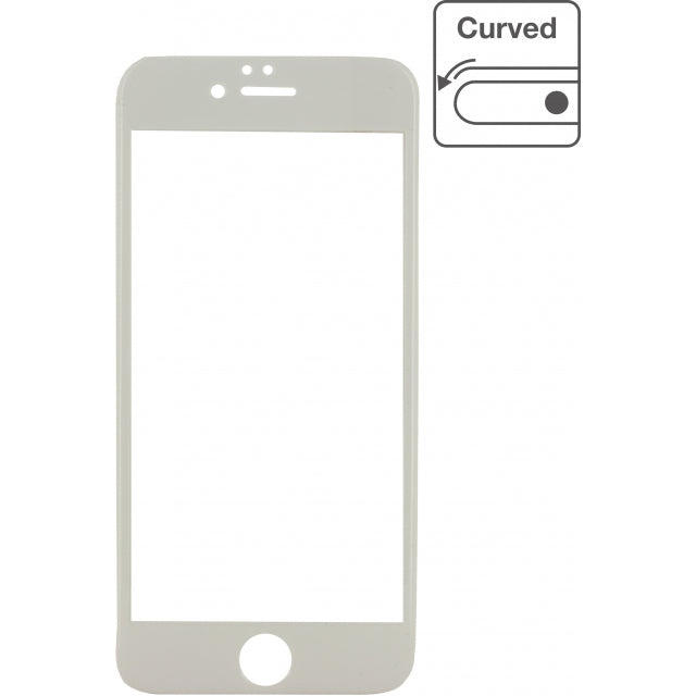 Mobilize Edge-To-Edge+ Glass Screen Protector Apple iPhone 7 Plus White
