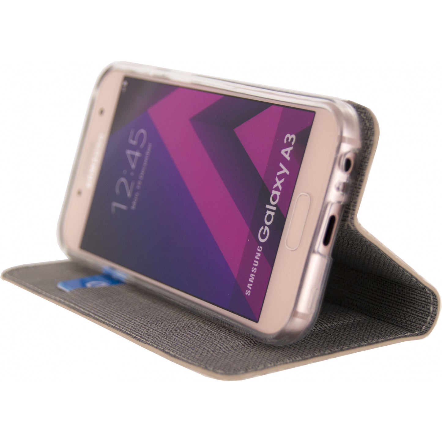 Mobilize Premium Gelly Book Case Samsung Galaxy A3 2017 Alligator Peanut Brown
