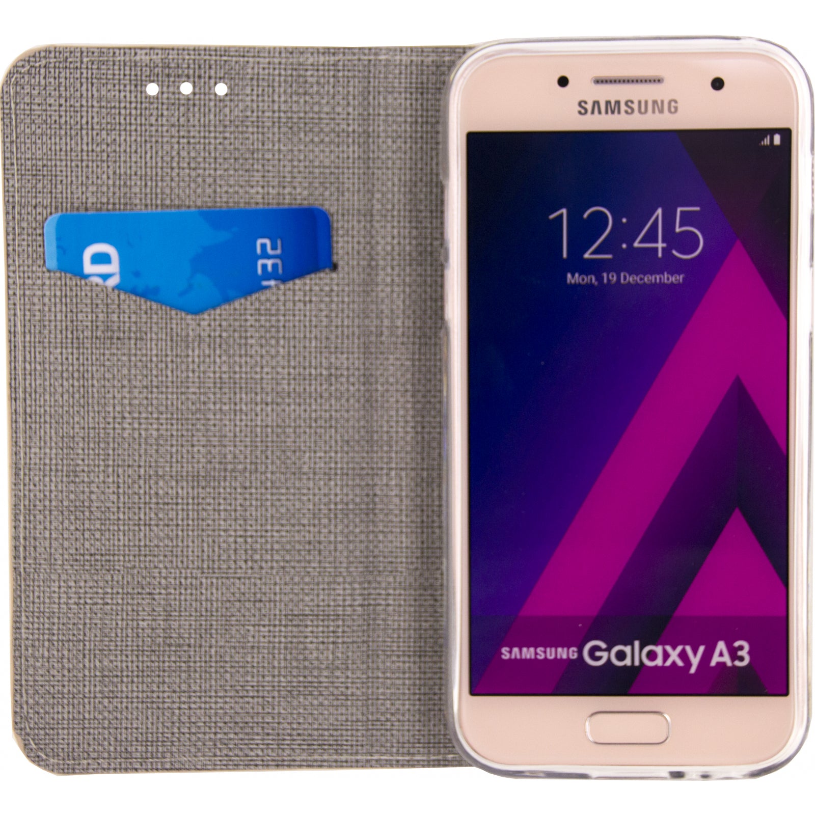 Mobilize Premium Gelly Book Case Samsung Galaxy A3 2017 Alligator Peanut Brown