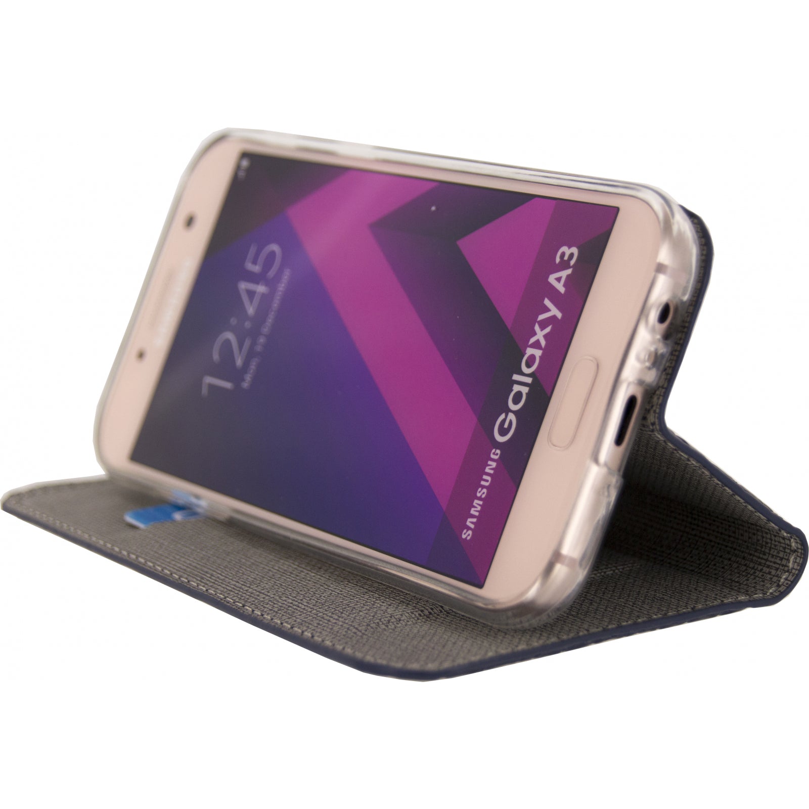 Mobilize Premium Gelly Book Case Samsung Galaxy A3 2017 Alligator Indigo Blue