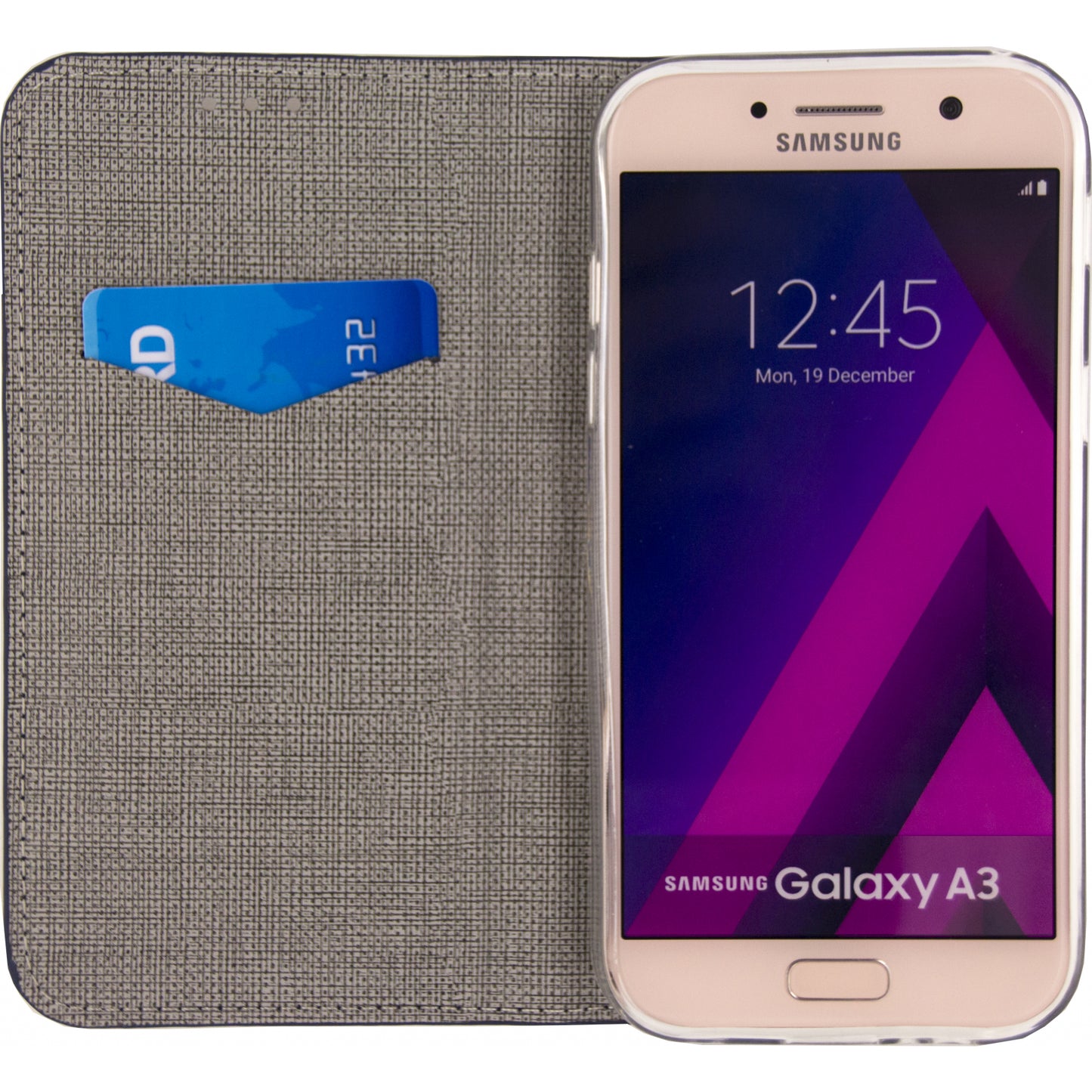 Mobilize Premium Gelly Book Case Samsung Galaxy A3 2017 Alligator Indigo Blue