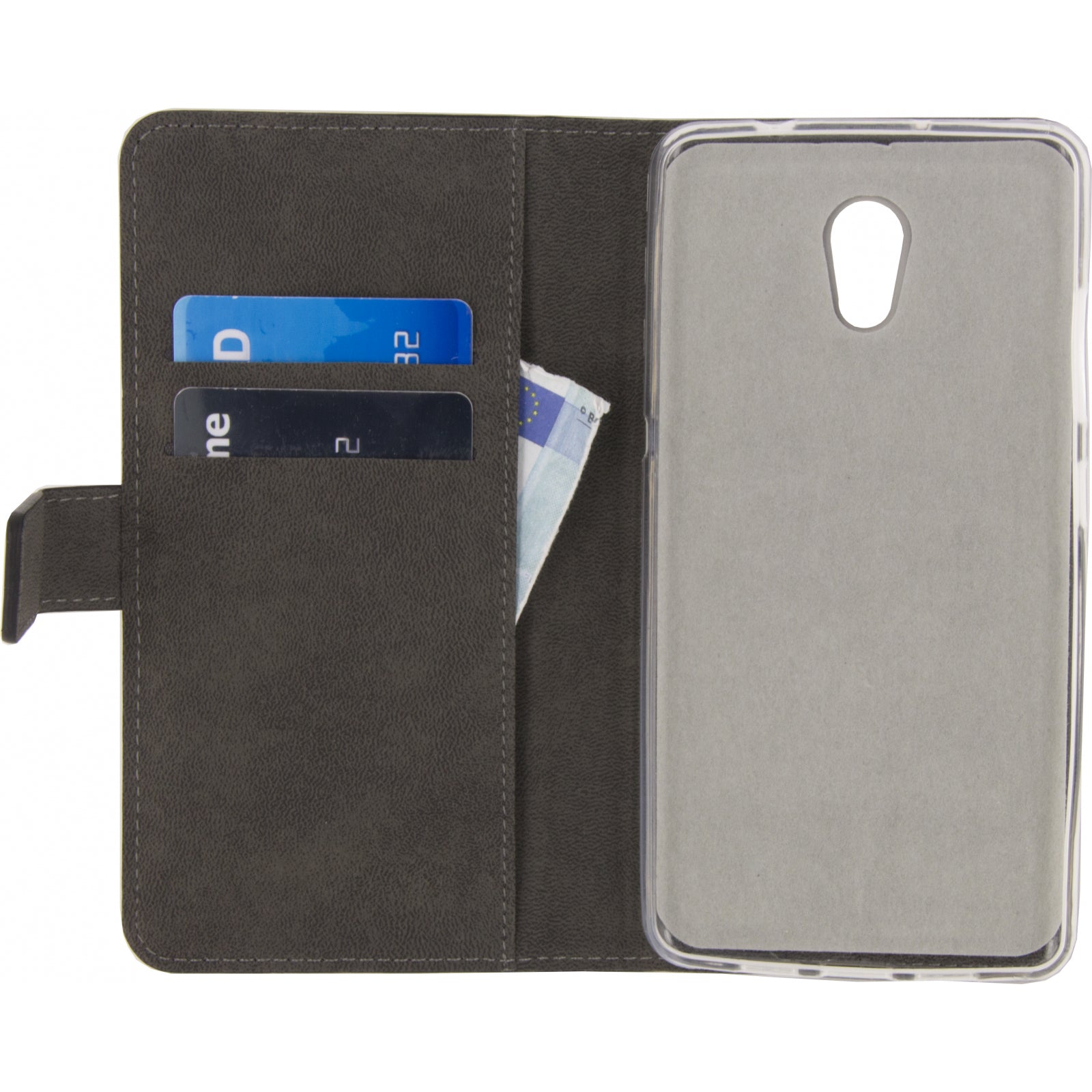 Mobilize Classic Gelly Wallet Book Case Lenovo P2 Black