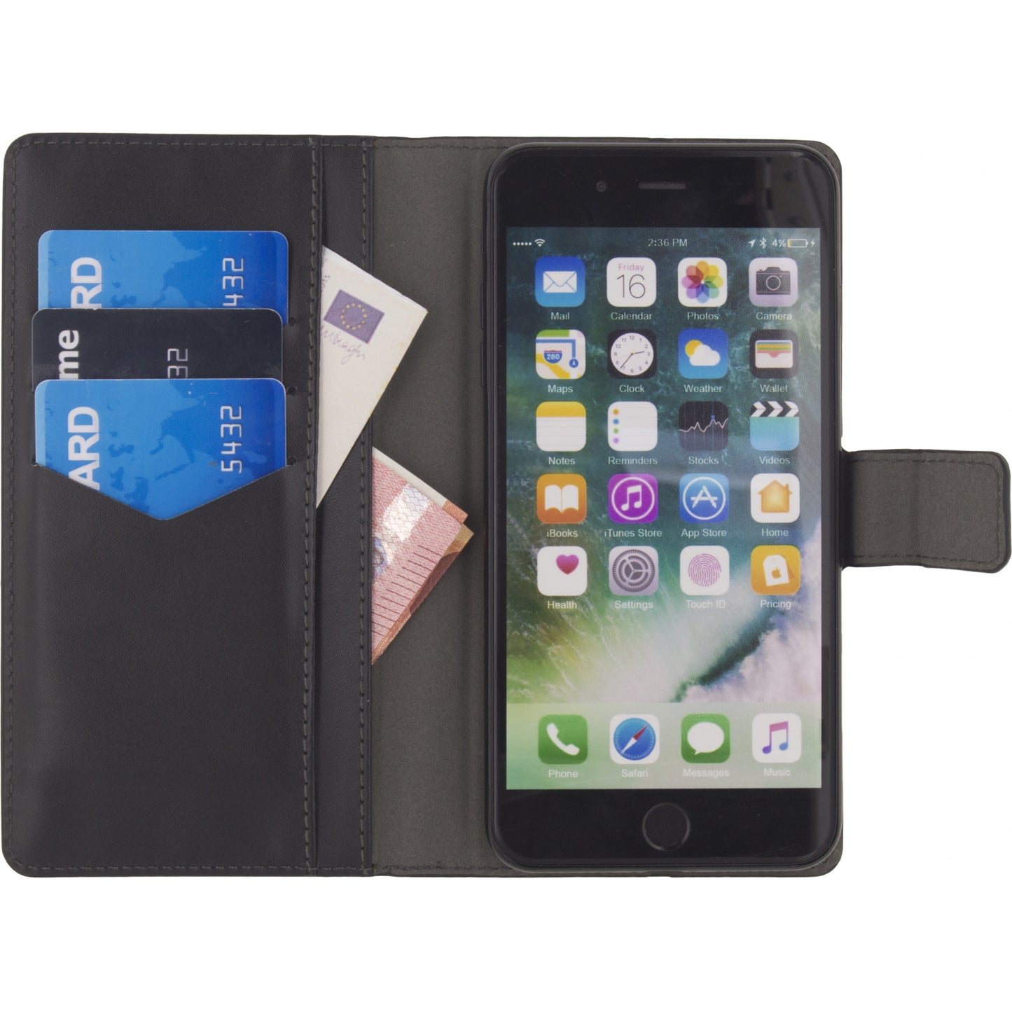 Mobilize Classic Universal Wallet Book Case XL Black