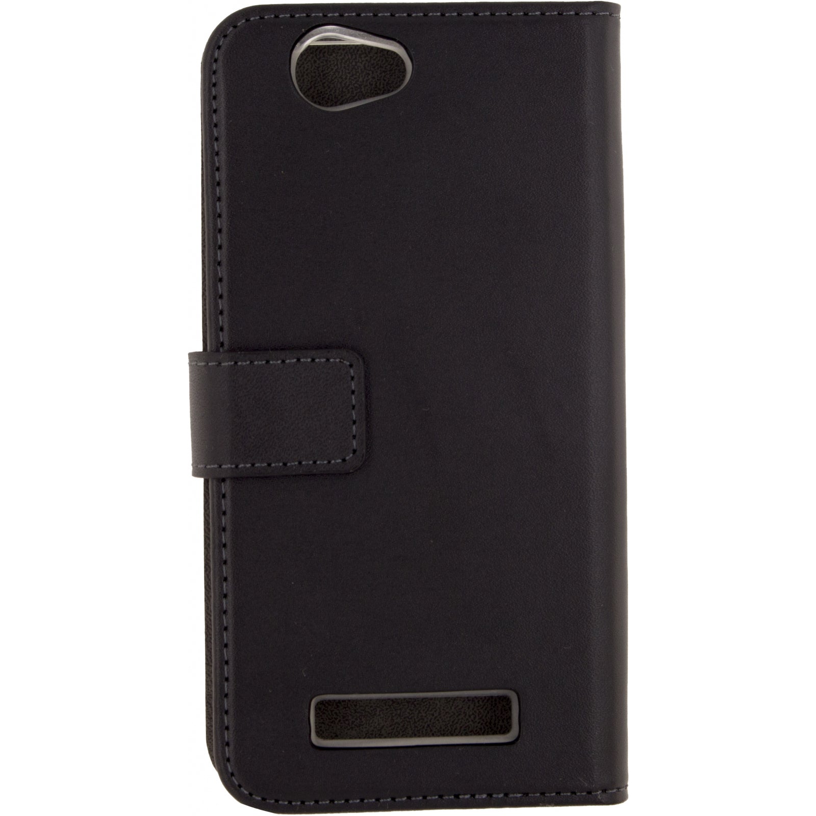 Mobilize Classic Gelly Wallet Book Case Wileyfox Spark + Black