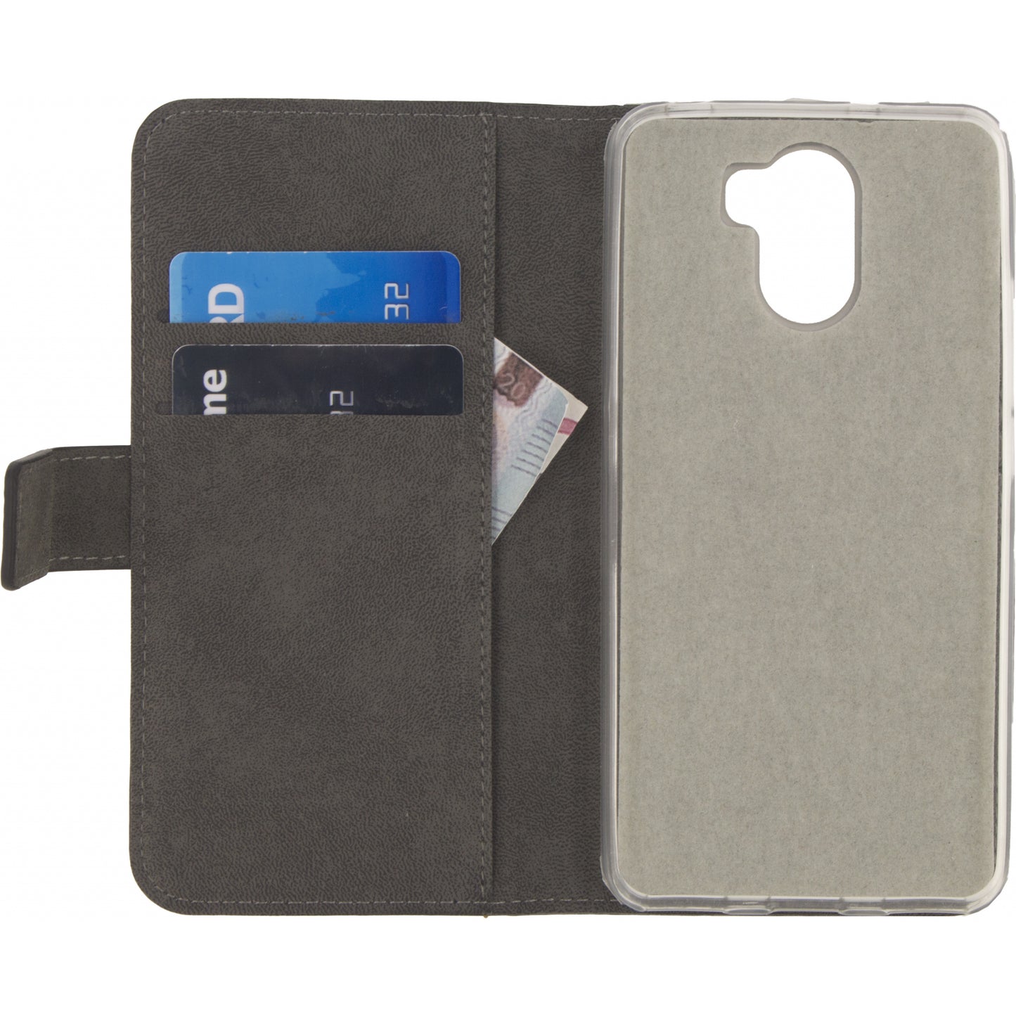 Mobilize Classic Gelly Wallet Book Case Wileyfox Swift 2 Black
