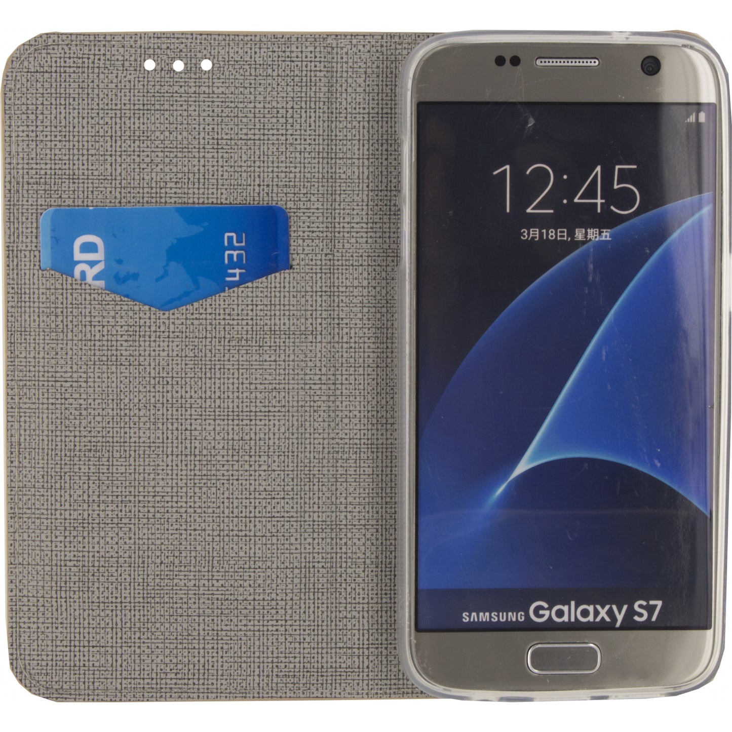Mobilize Premium Gelly Book Case Samsung Galaxy S7 Alligator Peanut Brown