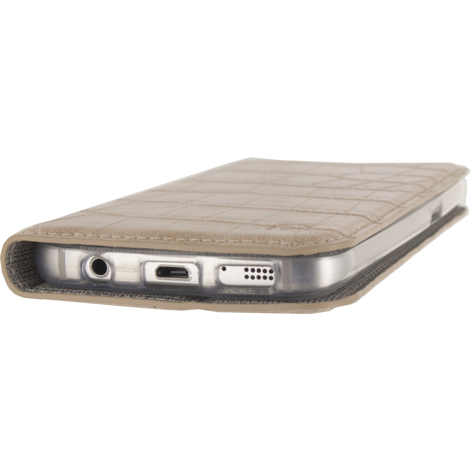 Mobilize Premium Gelly Book Case Samsung Galaxy S7 Alligator Peanut Brown