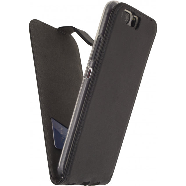 Mobilize Classic Gelly Flip Case Huawei P10 Schwarz