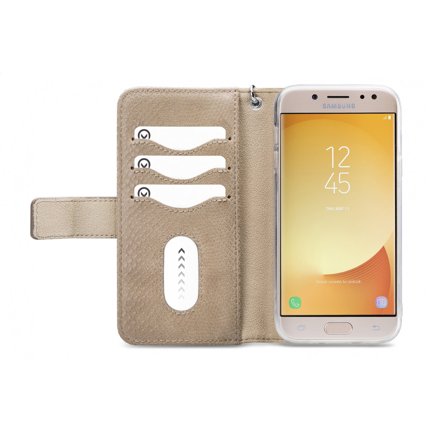 Mobilize 2in1 Gelly Zipper Case Samsung Galaxy J5 2017 Latte