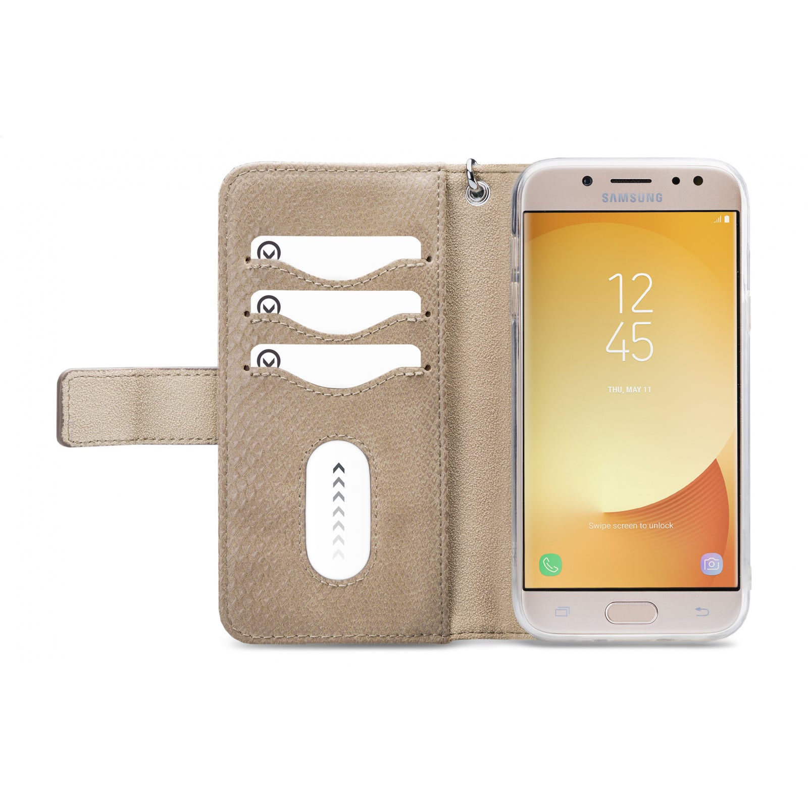 Mobilize 2in1 Gelly Zipper Case Samsung Galaxy J5 2017 Latte
