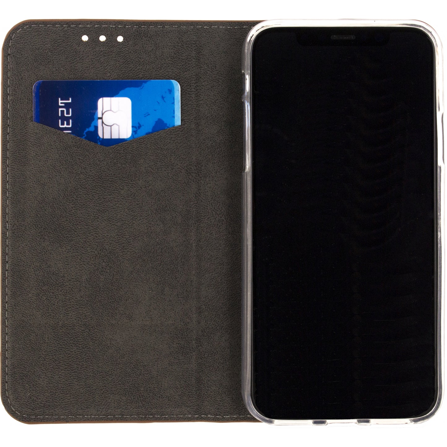 Mobilize Premium Gelly Book Case Apple iPhone X/Xs Brown