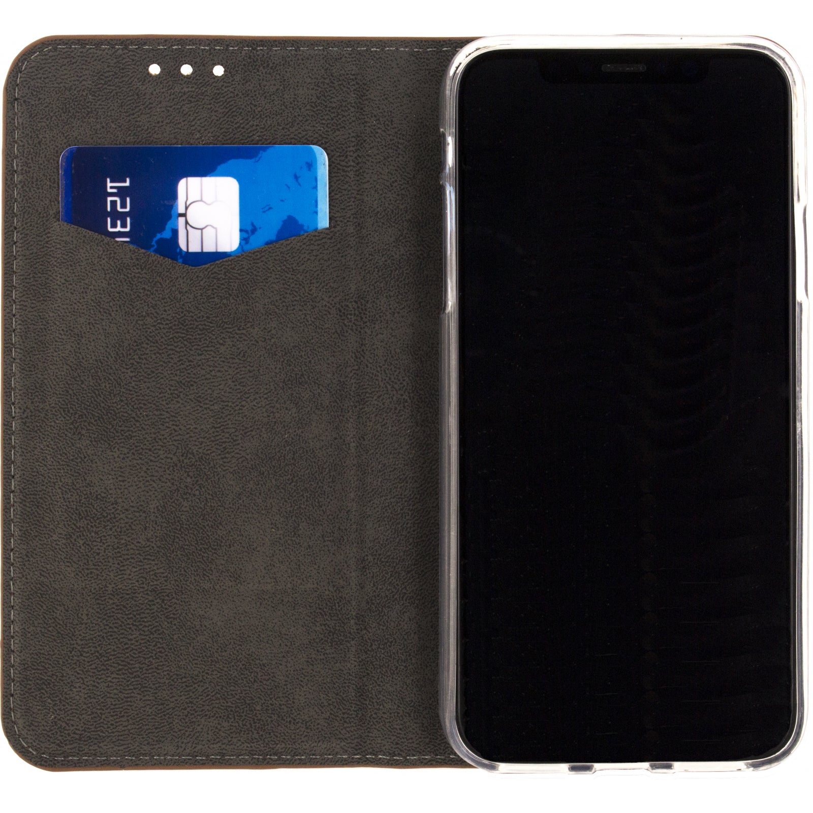 Mobilize Premium Gelly Book Case Apple iPhone X/Xs Brown