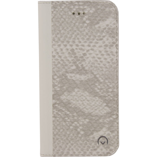 Mobilize Special Premium Gelly Book Case Apple iPhone X/Xs Snake Light Grey