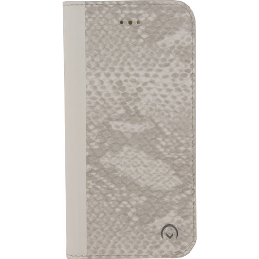 Mobilize Special Premium Gelly Book Case Apple iPhone X/Xs Snake Light Grey