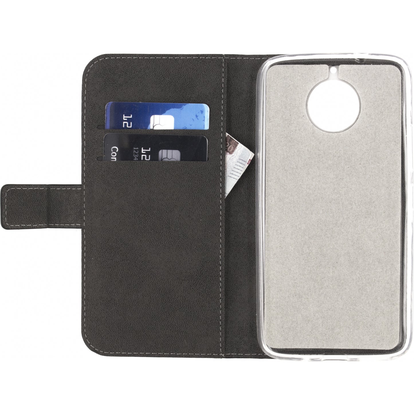 Mobilize Classic Gelly Wallet Book Case Motorola Moto G5S Plus Black