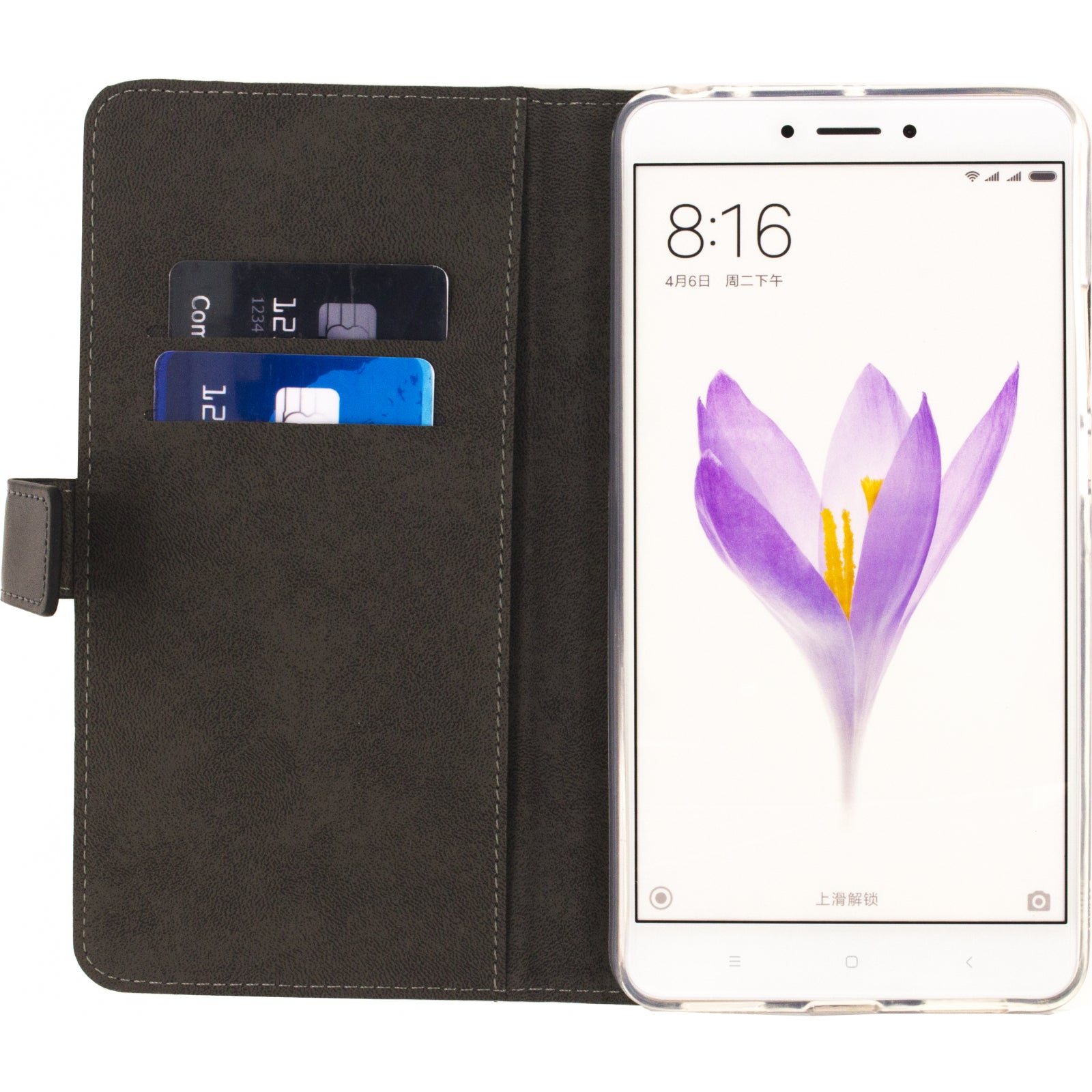 Mobilize Classic Gelly Wallet Book Case Xiaomi Mi Max 2 Black