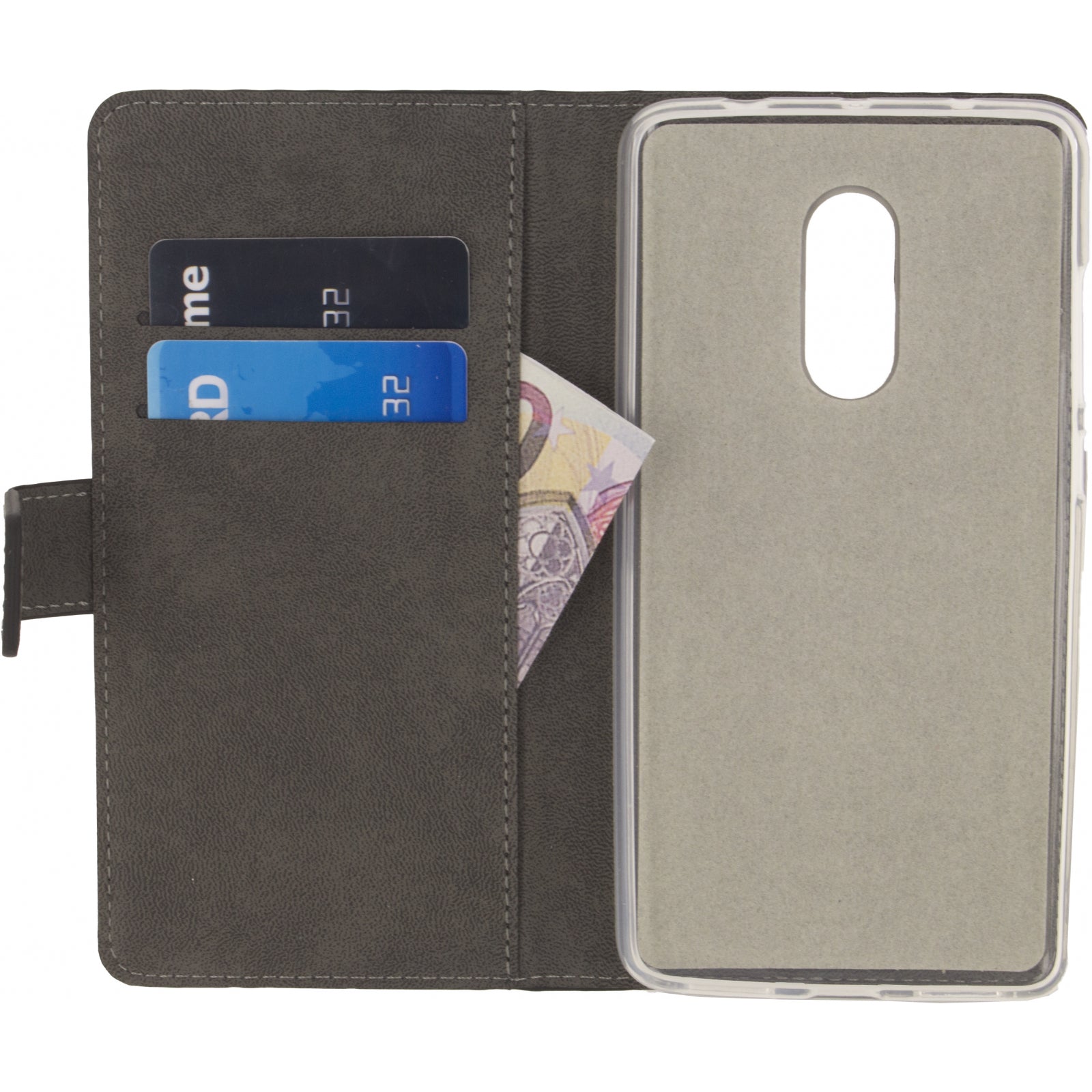 Mobilize Classic Gelly Wallet Book Case Xiaomi Redmi Note 4 Black