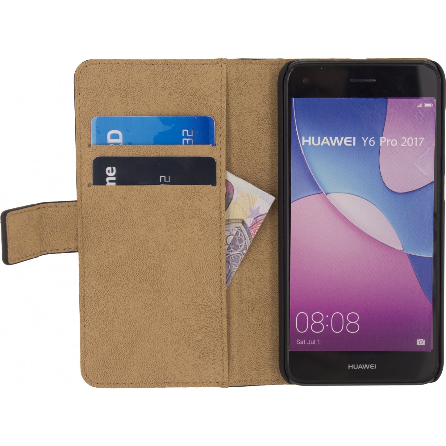 Mobilize Classic Wallet Book Case Huawei Y6 Pro 2017 Black