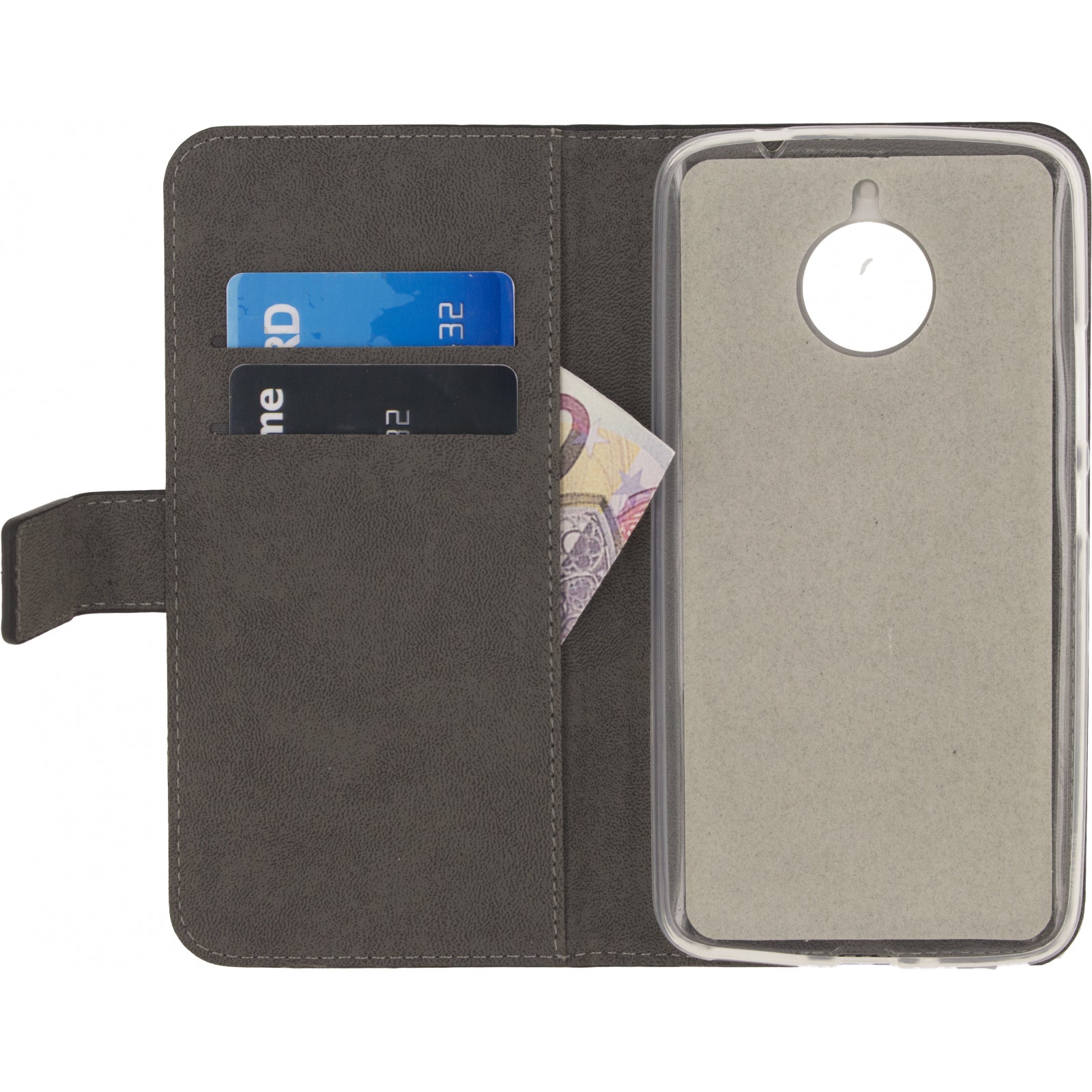 Mobilize Classic Gelly Wallet Book Case Motorola Moto E4 Plus Black