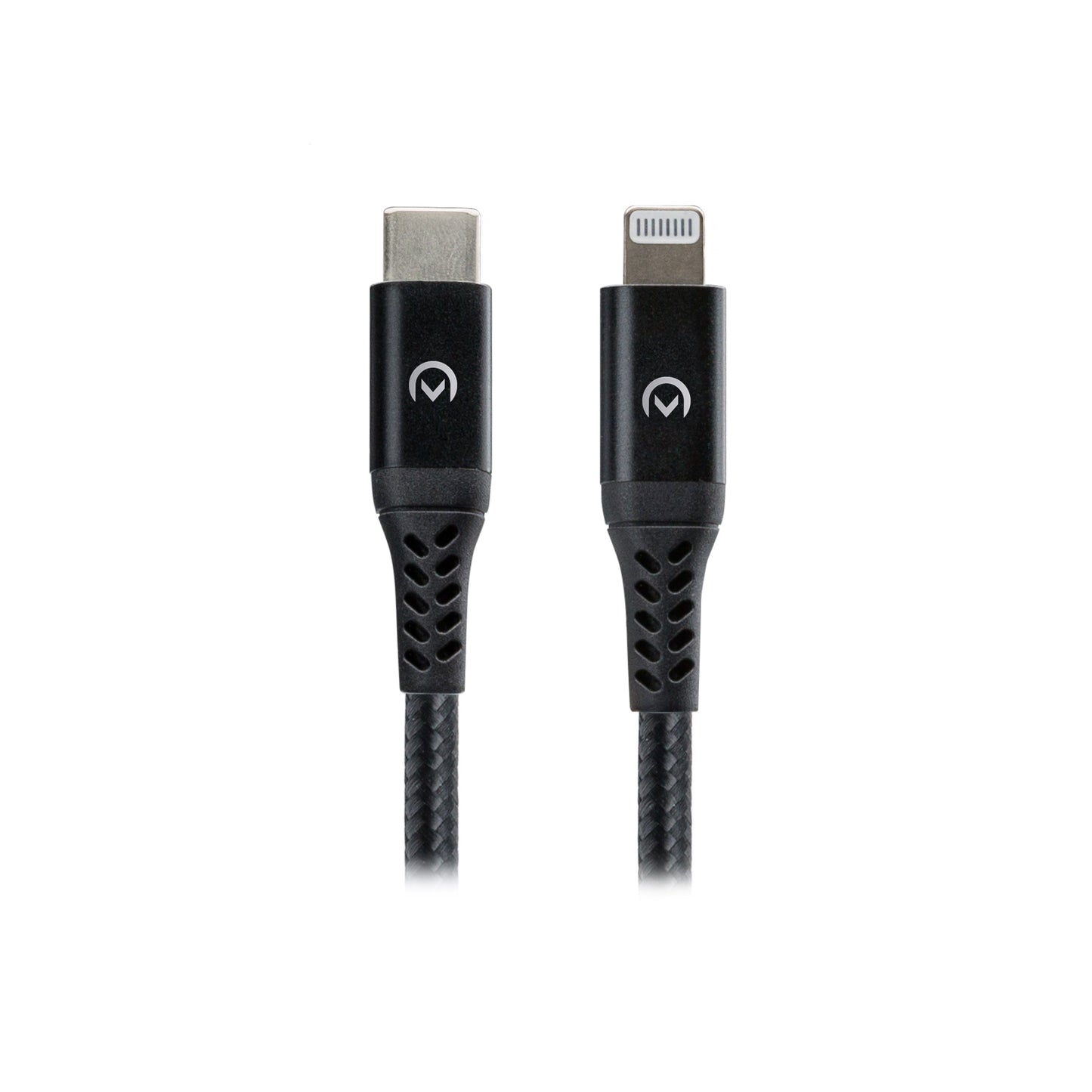 Mobilize Strong Nylon Cable USB-C to MFi Lightning 2m. 60W Black