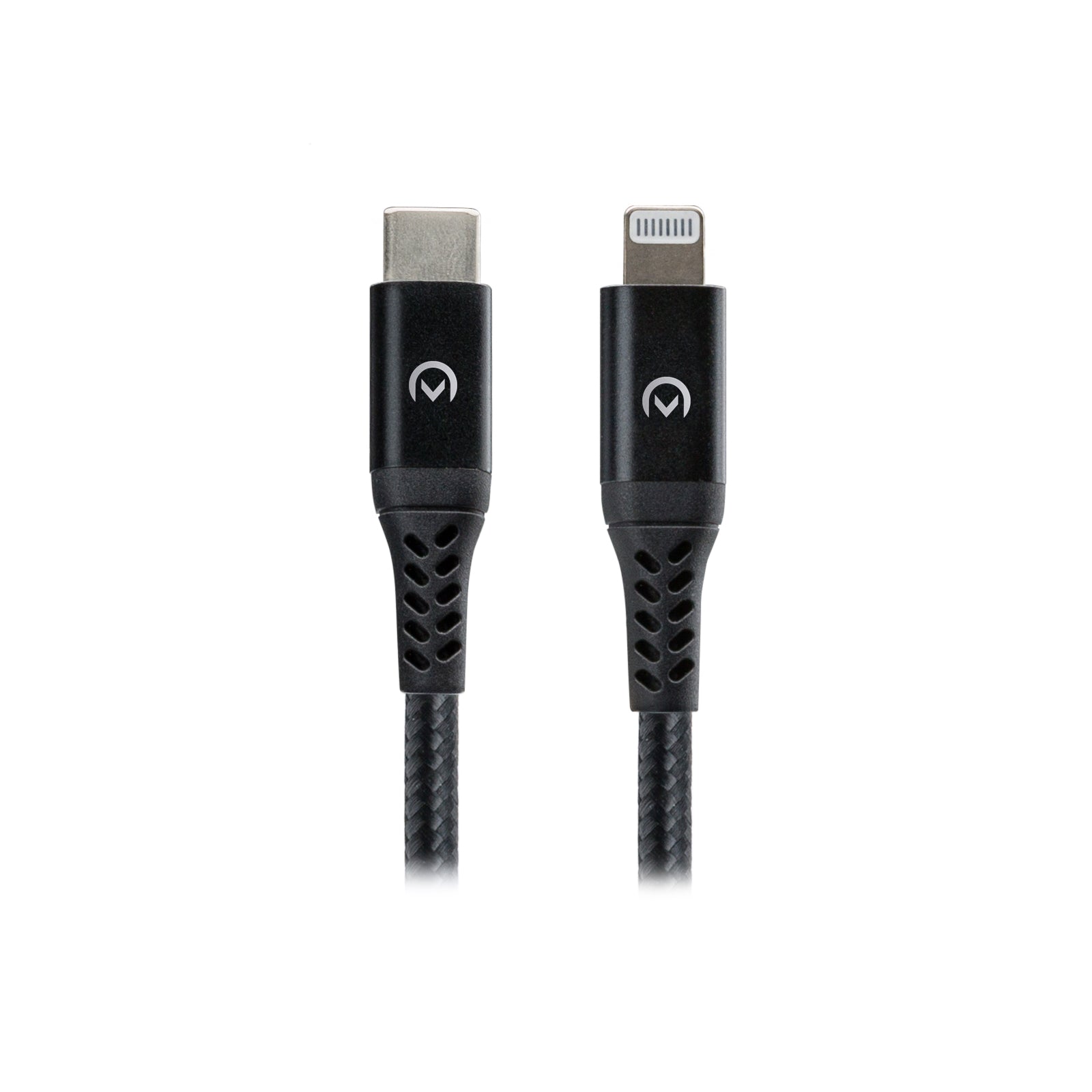 Mobilize Strong Nylon Cable USB-C to MFi Lightning 2m. 60W Black