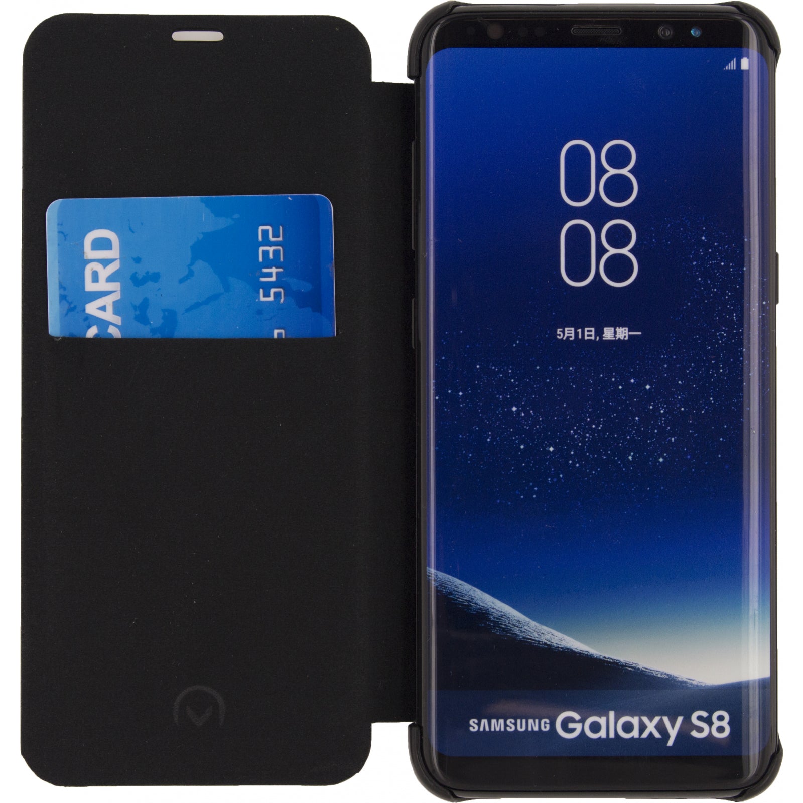 Mobilize Elegant Book Case Samsung Galaxy S8 Black