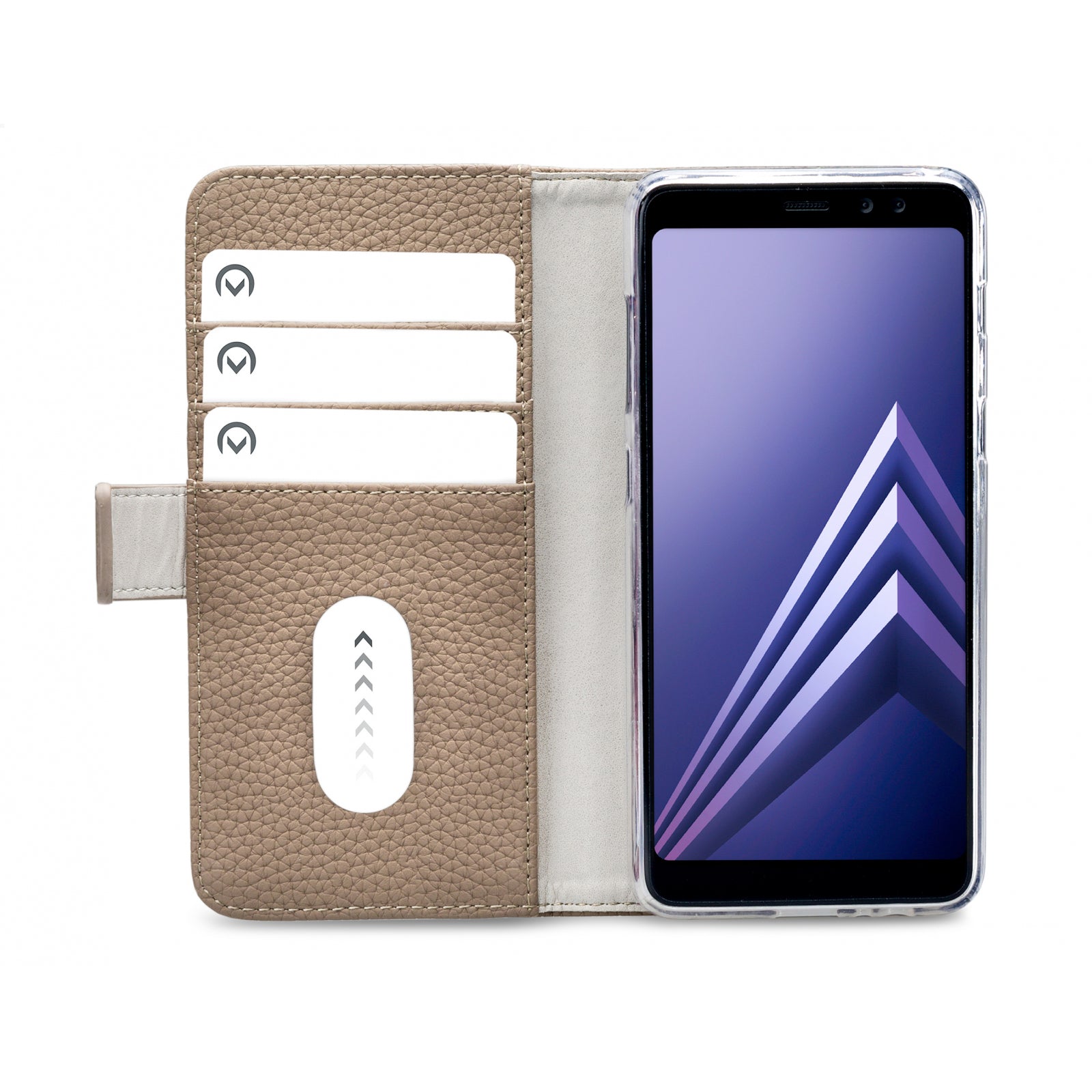 Mobilize Elite Gelly Wallet Book Case Samsung Galaxy A8 2018 Taupe