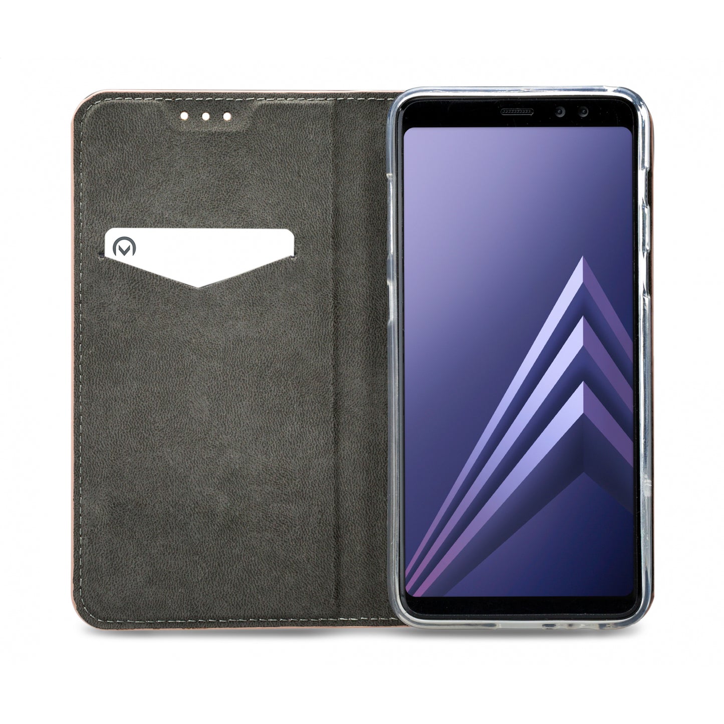 Mobilize Premium Gelly Book Case Samsung Galaxy A8 2018 Soft Pink
