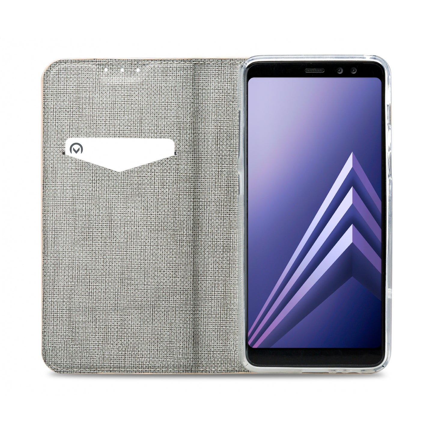 Mobilize Premium Gelly Book Case Samsung Galaxy A8 2018 Alligator Coral Pink