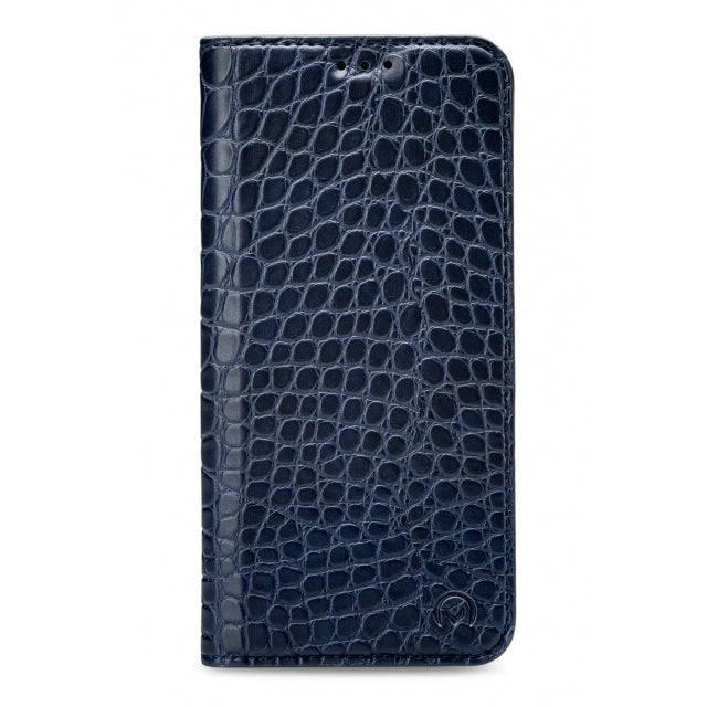 Mobilize Premium Gelly Book Case Samsung Galaxy A8 2018 Alligator Bleu Indigo