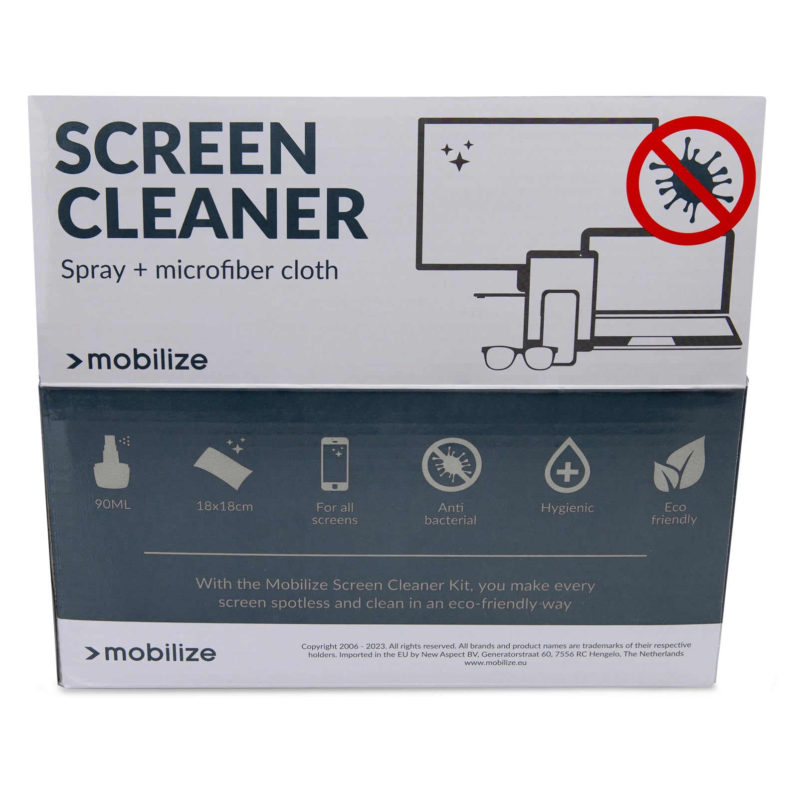 Mobilize Screen Cleaner Display
