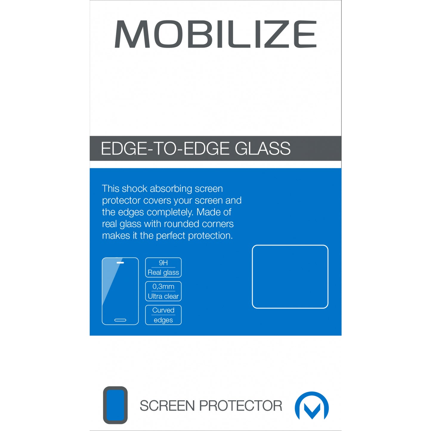 Mobilize Edge-To-Edge Glass Screen Protector Apple iPhone X/Xs Front and Back Pack Silver Full Glue