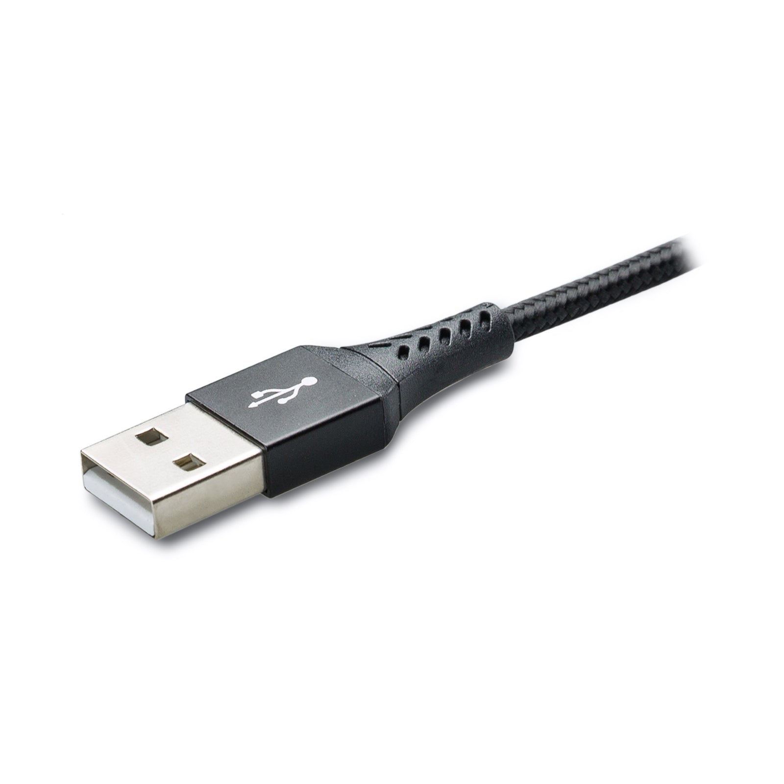 Mobilize Strong Nylon Cable 3in1 USB to Micro USB, USB-C, Apple MFi Lightning 1.5m Black
