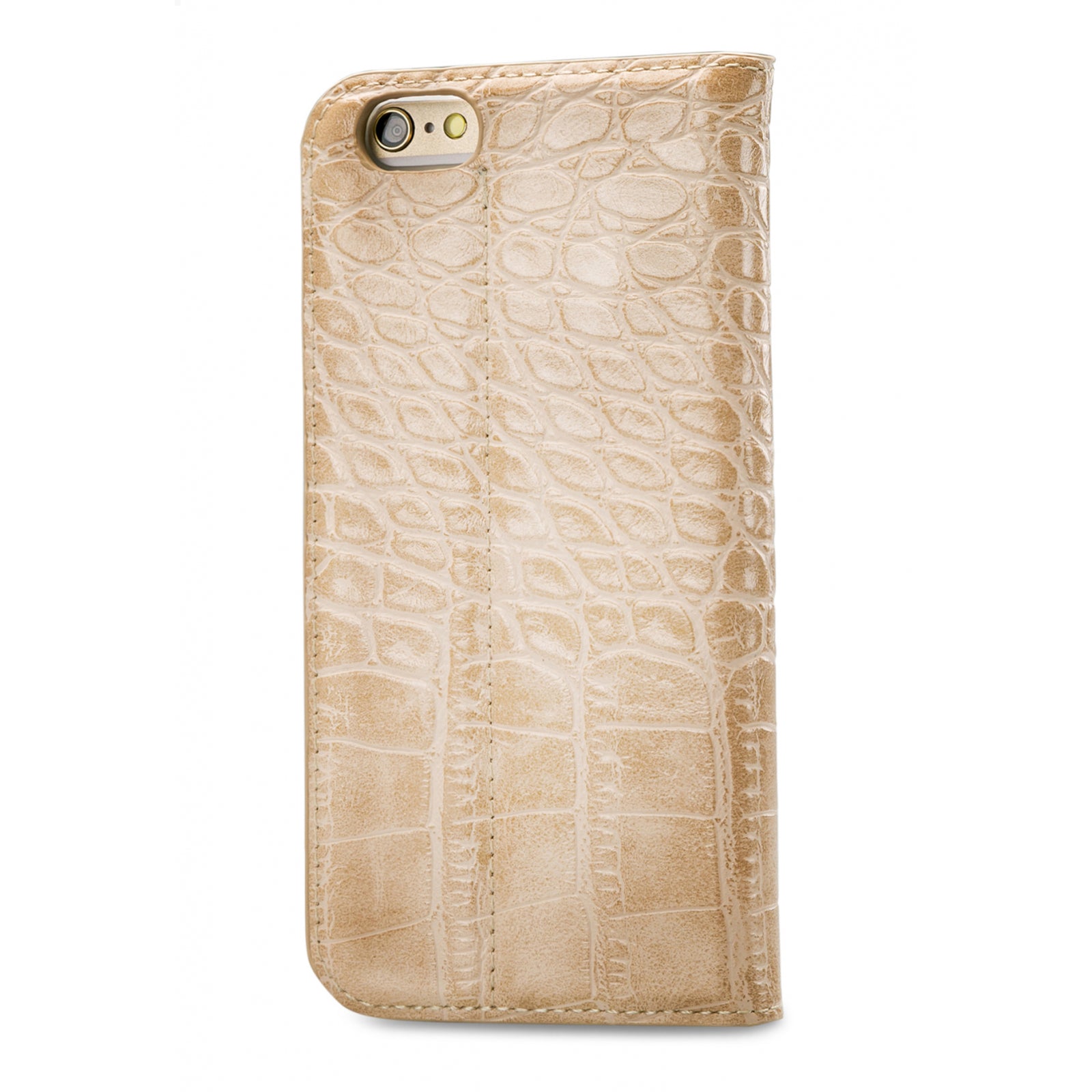 Mobilize Premium Gelly Book Case Apple iPhone 6/6S Alligator Peanut Brown