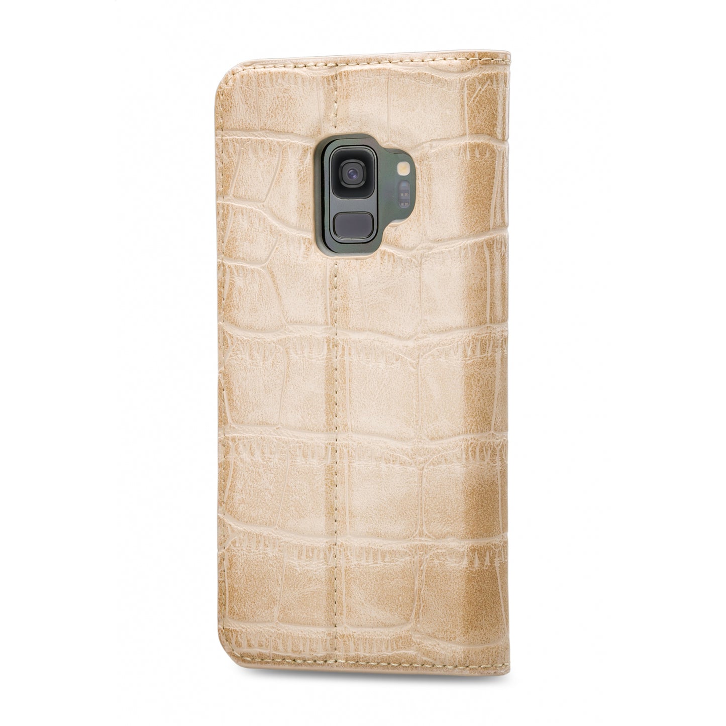 Mobilize Premium Gelly Book Case Samsung Galaxy S9 Alligator Peanut Brown