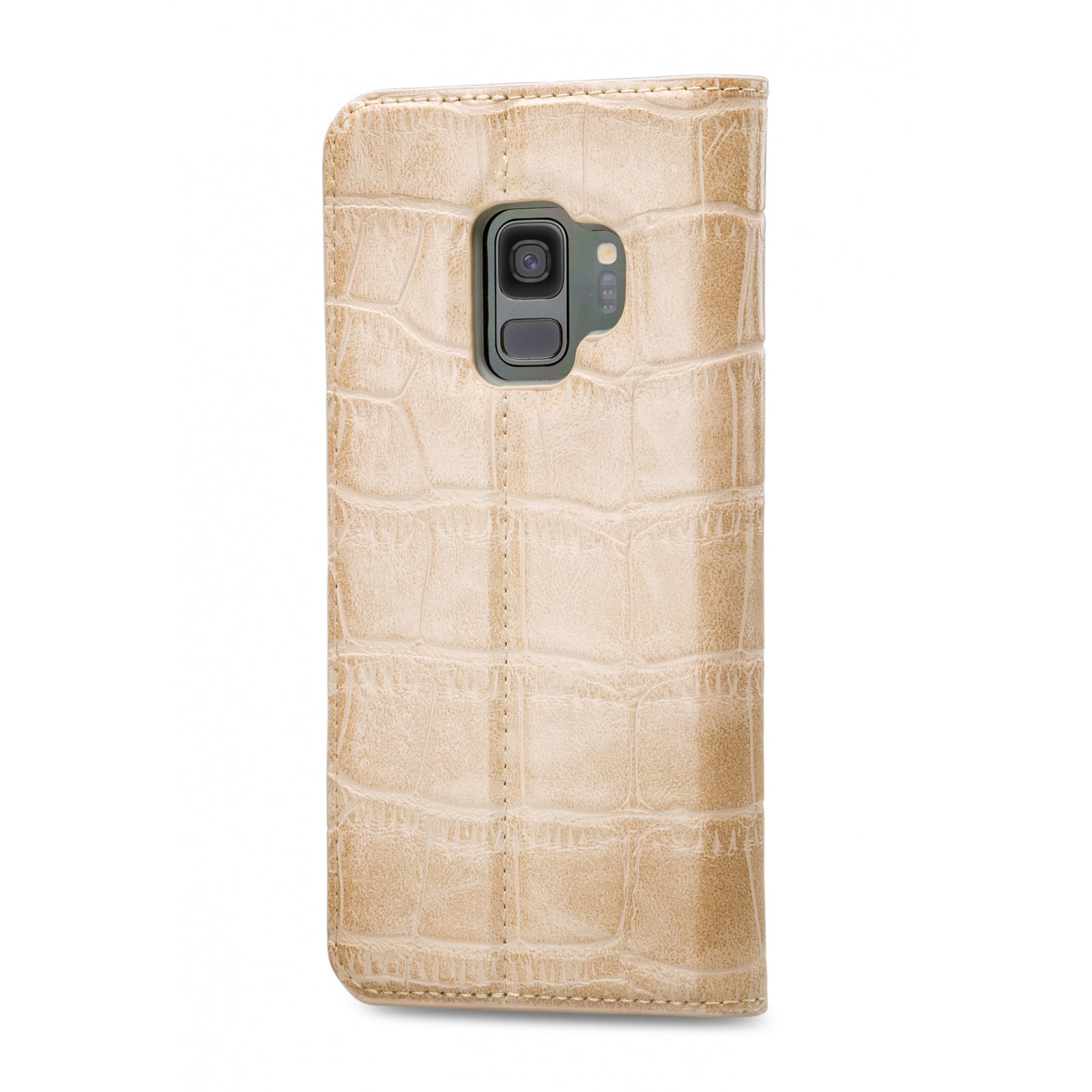 Mobilize Premium Gelly Book Case Samsung Galaxy S9 Alligator Peanut Brown