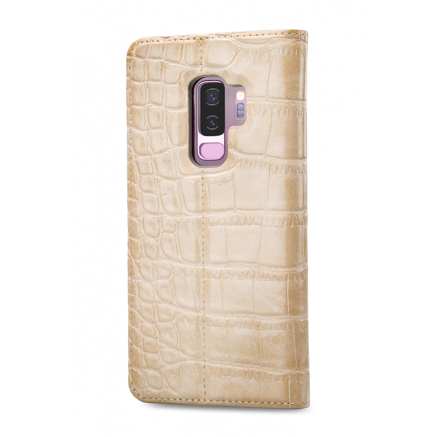 Mobilize Premium Gelly Book Case Samsung Galaxy S9+ Alligator Peanut Brown