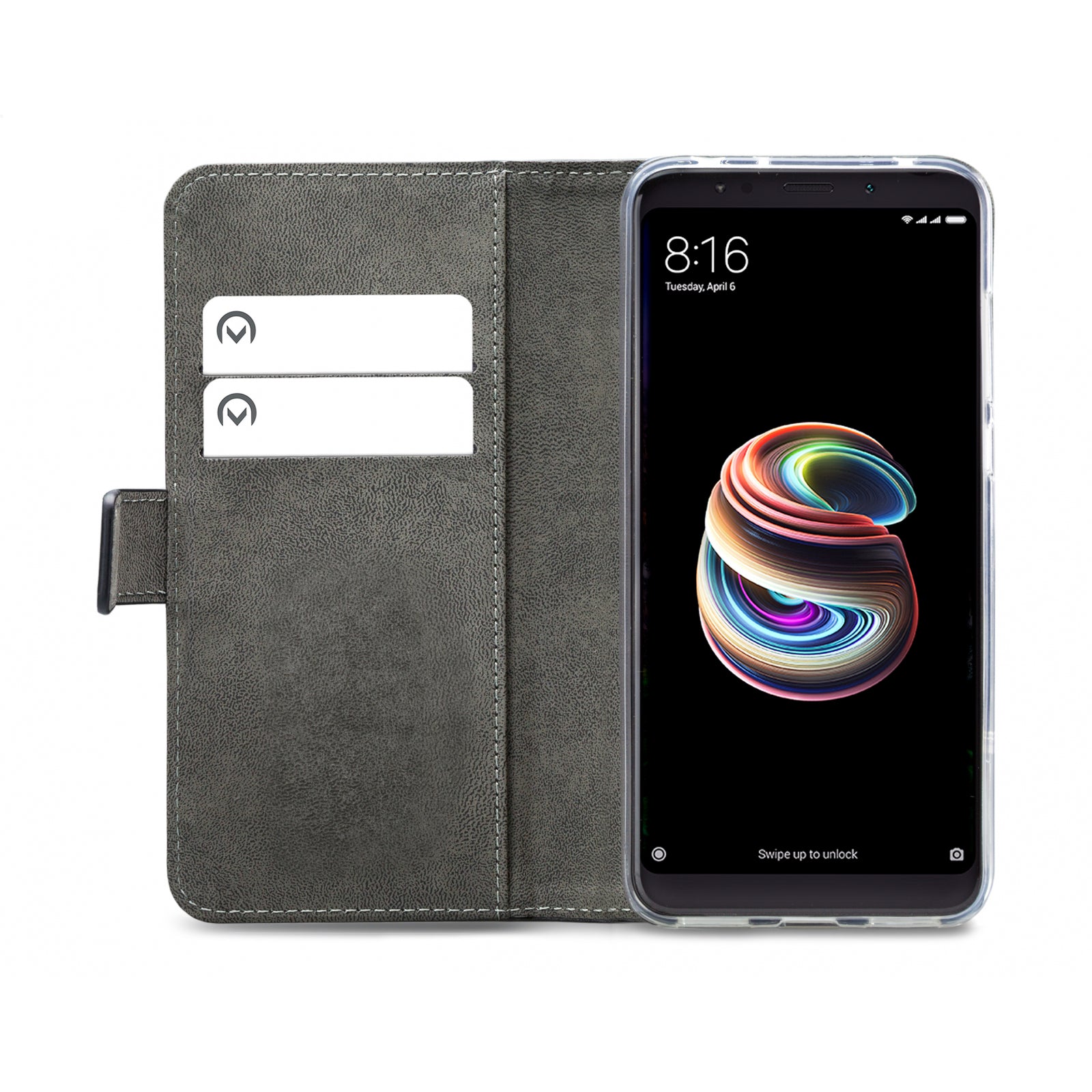 Mobilize Classic Gelly Wallet Book Case Xiaomi Redmi 5 Plus Black