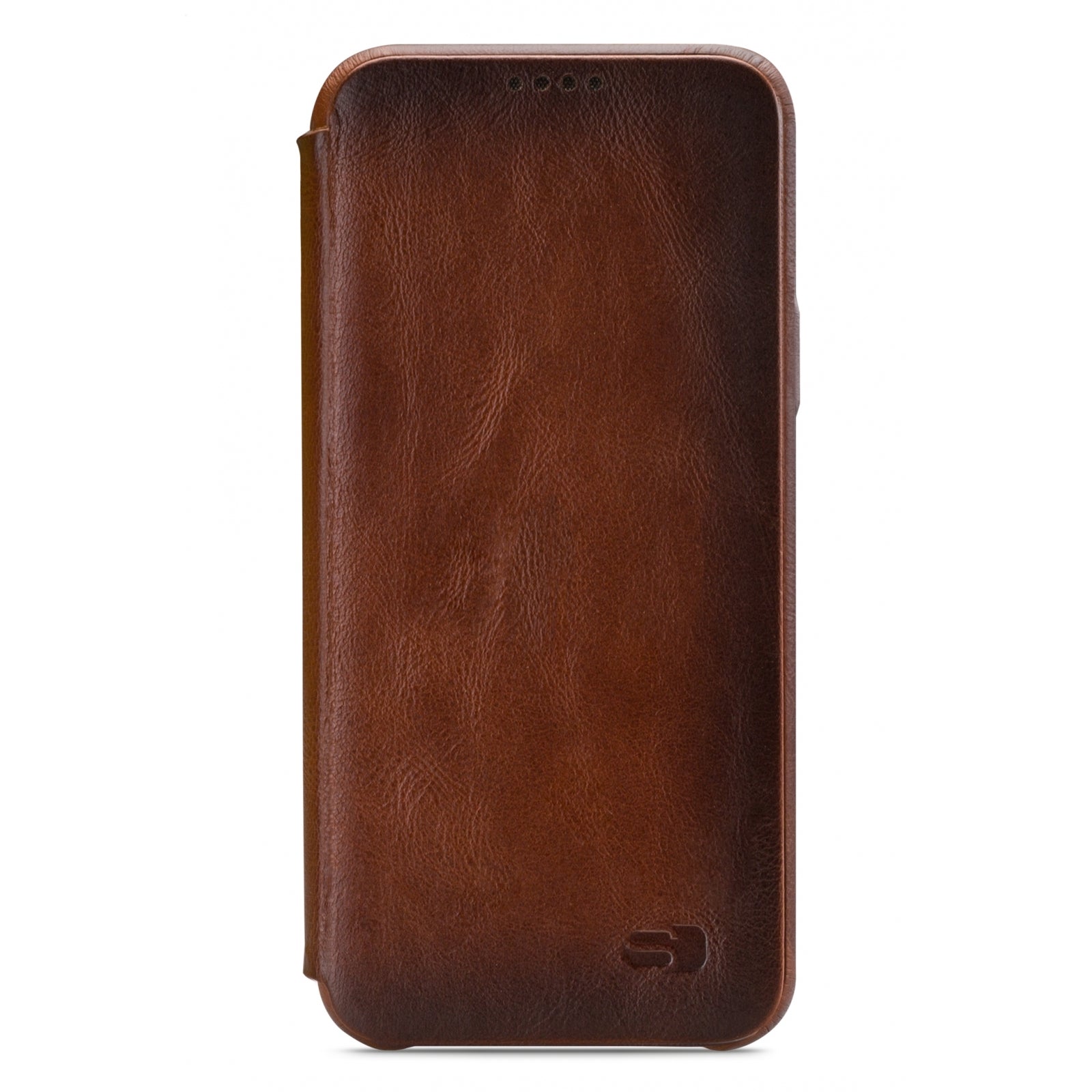 Senza Desire Skinny Leather Wallet Samsung Galaxy S9 Burned Cognac