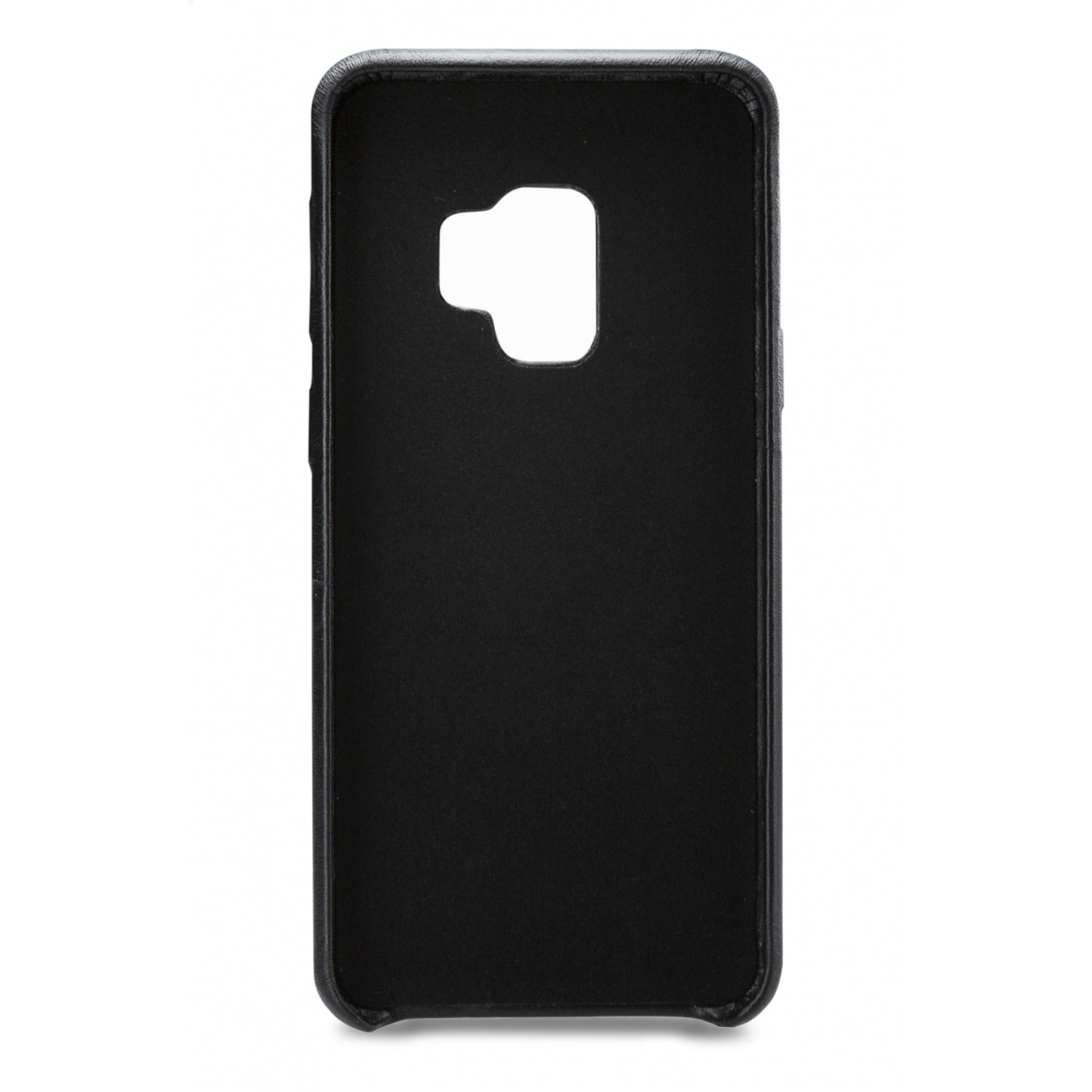 Senza Pure Leather Cover with Card Slot Samsung Galaxy S9 Deep Black