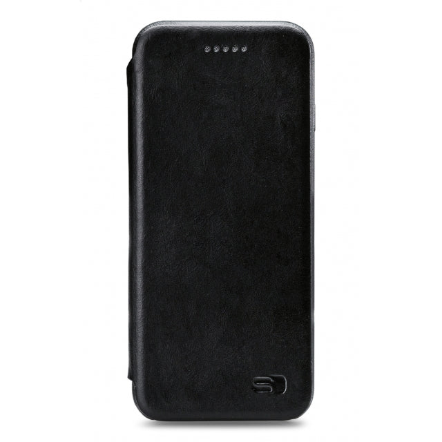 Senza Pure Skinny Leder Geldbörse Samsung Galaxy S9 Deep Black