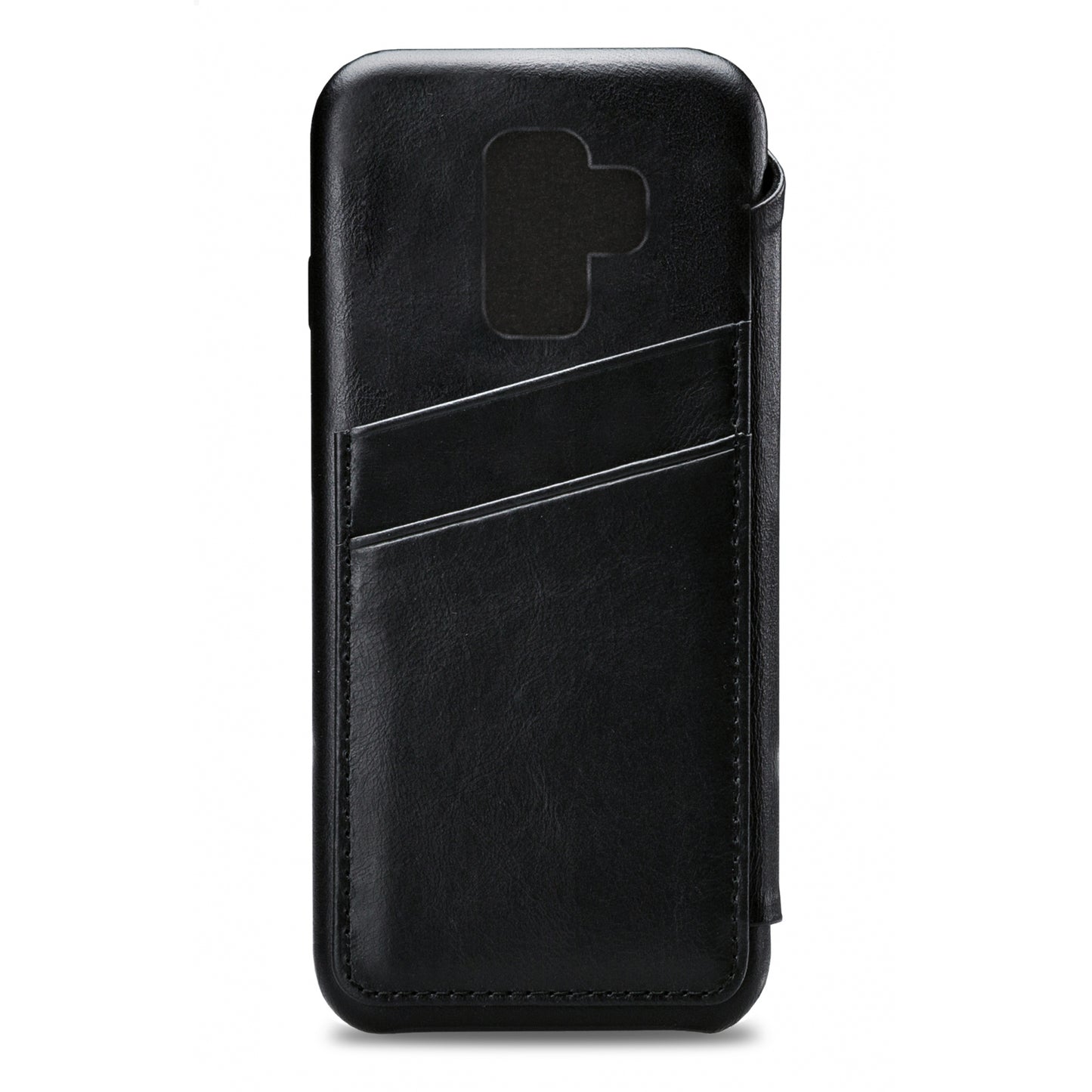 Senza Pure Skinny Leather Wallet Samsung Galaxy S9 Deep Black