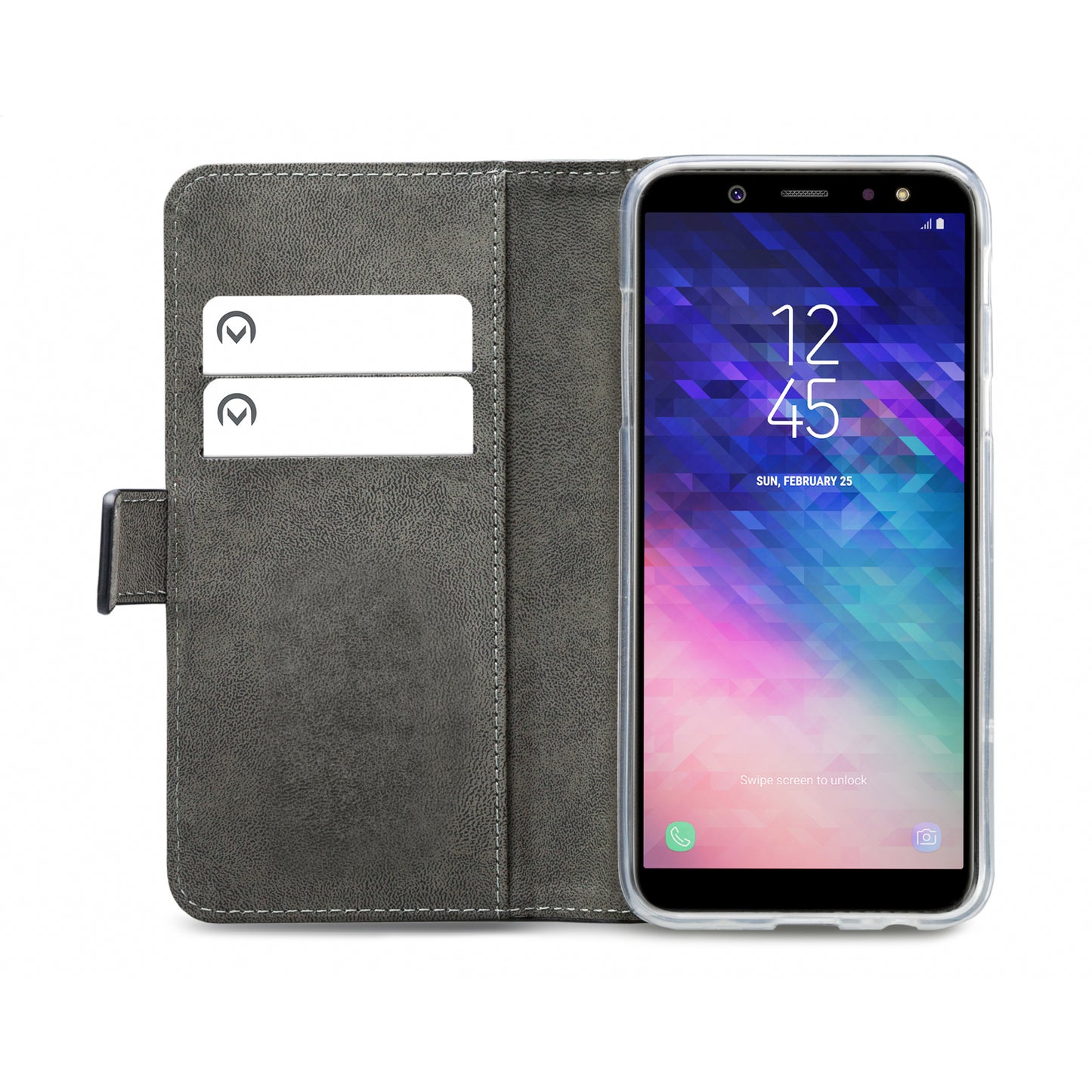 Mobilize Classic Gelly Wallet Book Case Samsung Galaxy A6 2018 Black