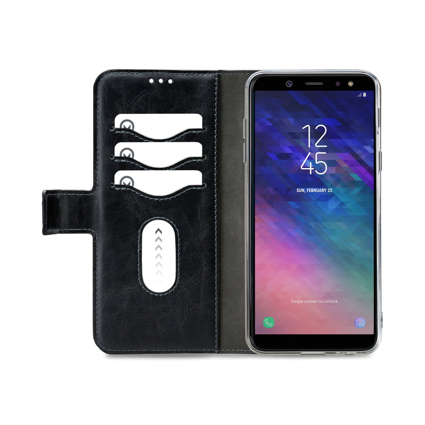 Mobilize 2in1 Gelly Wallet Case Samsung Galaxy A6+ 2018 Black