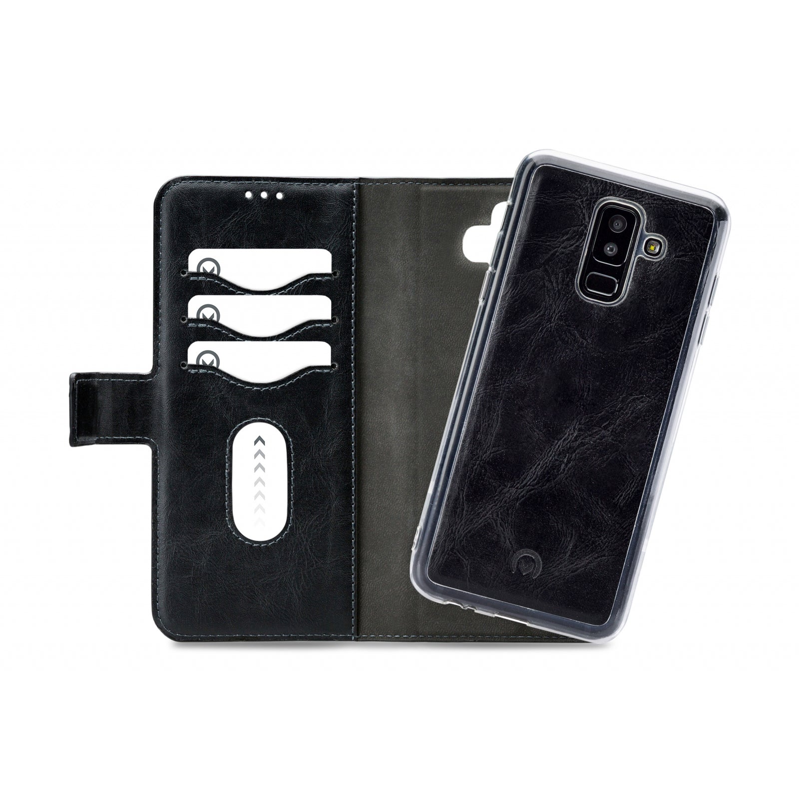 Mobilize 2in1 Gelly Wallet Case Samsung Galaxy A6+ 2018 Black