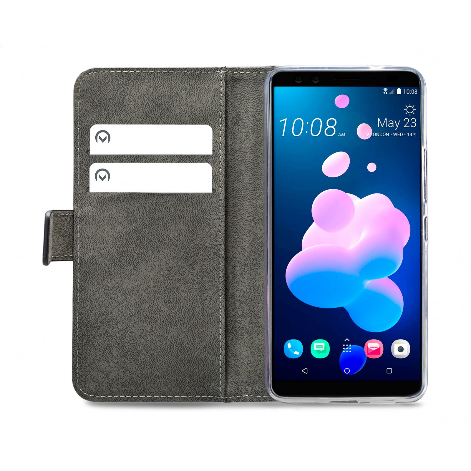 Mobilize Classic Gelly Wallet Book Case HTC U12+ Black