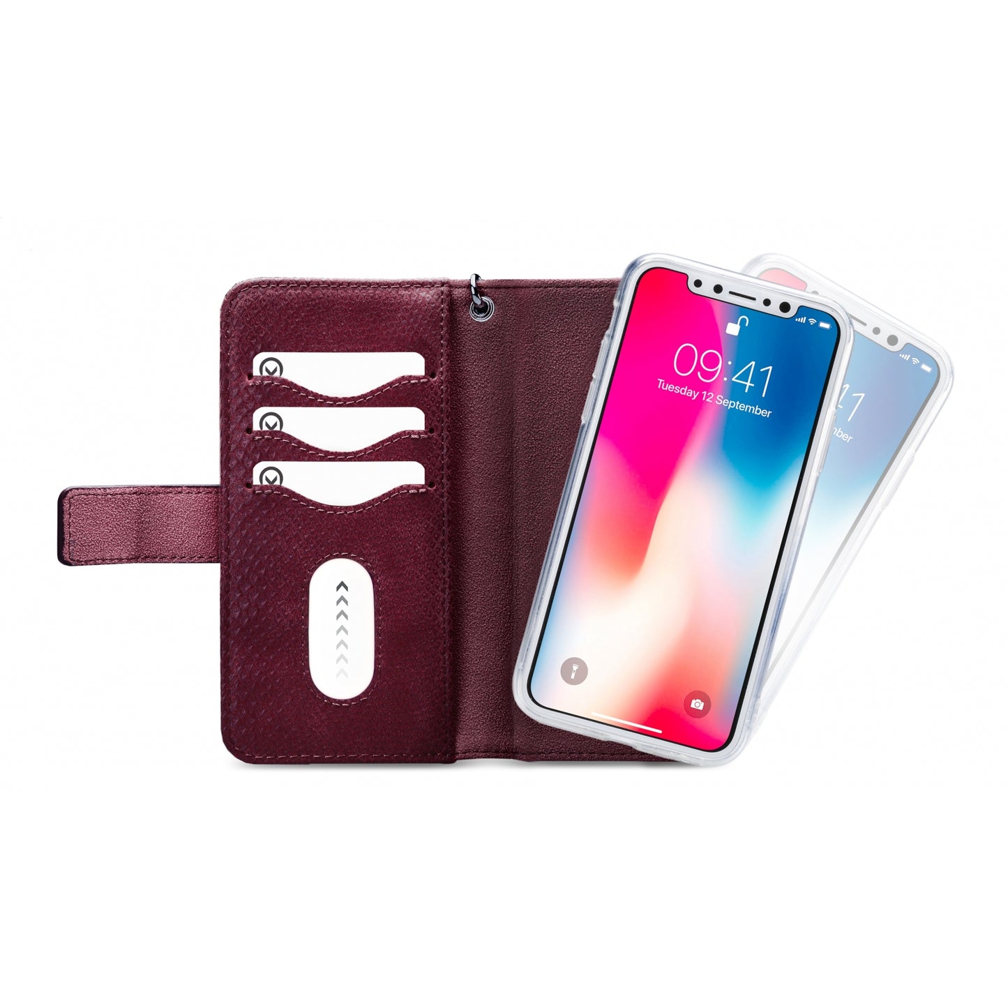 Mobilize 2in1 Gelly Zipper Case Apple iPhone Xs Max Bordeaux