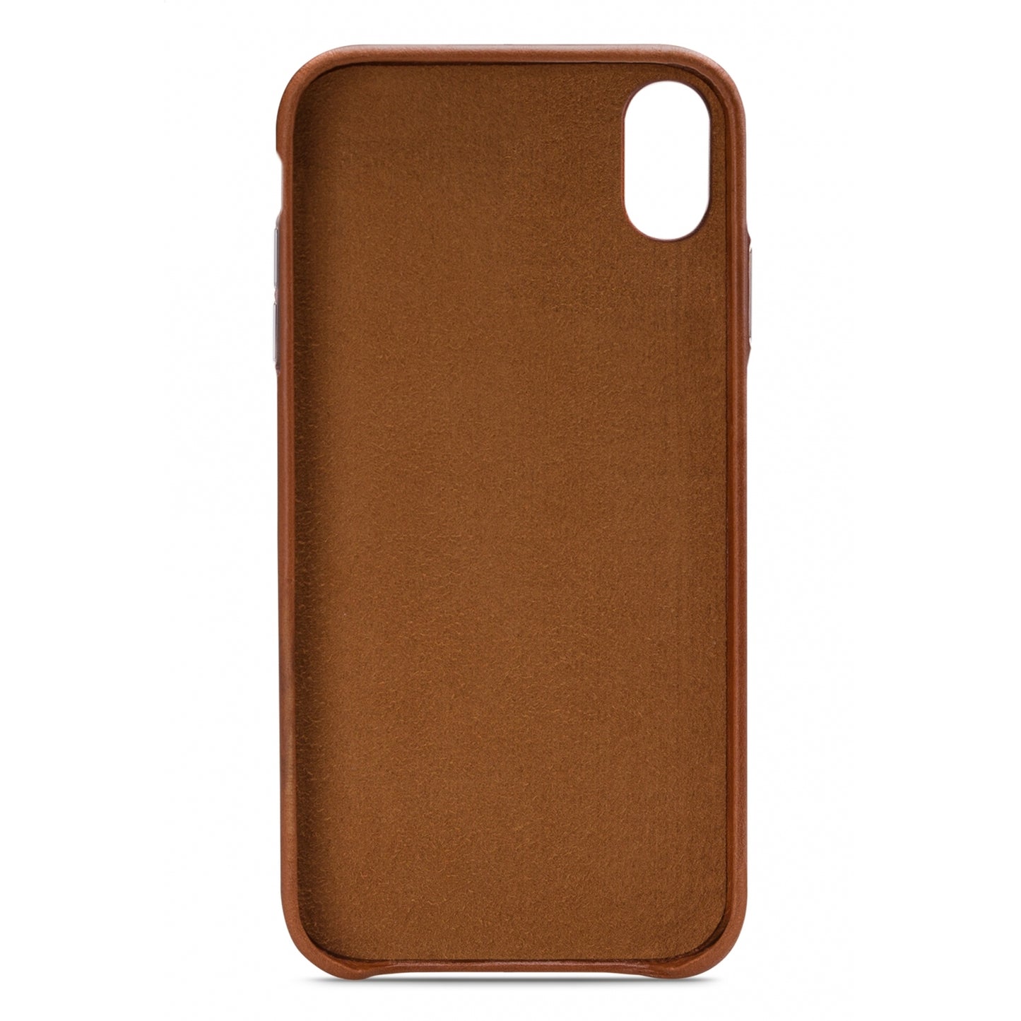 Senza Desire Leather Cover Apple iPhone Xs Max Burned Cognac