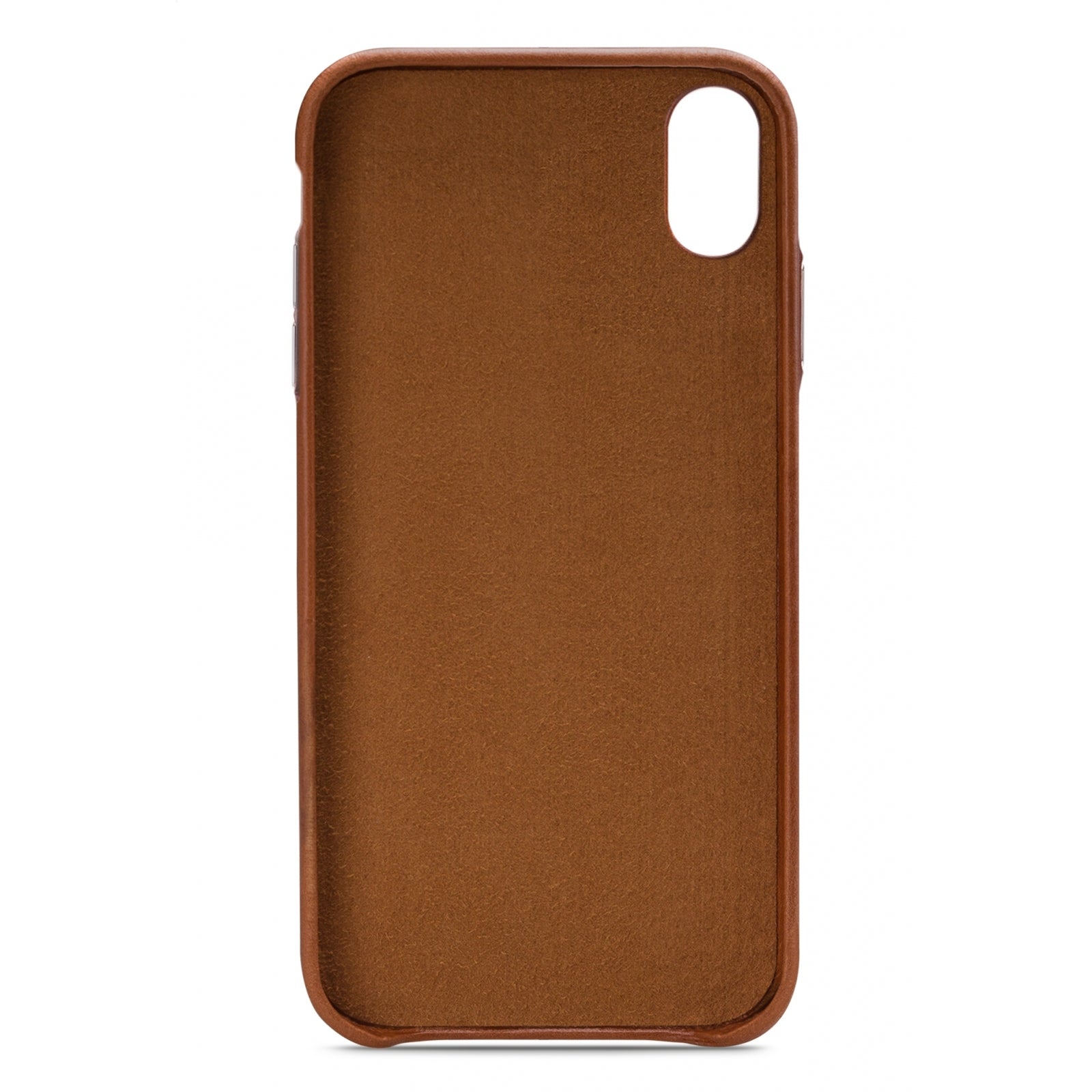 Senza Desire Leather Cover Apple iPhone Xs Max Burned Cognac
