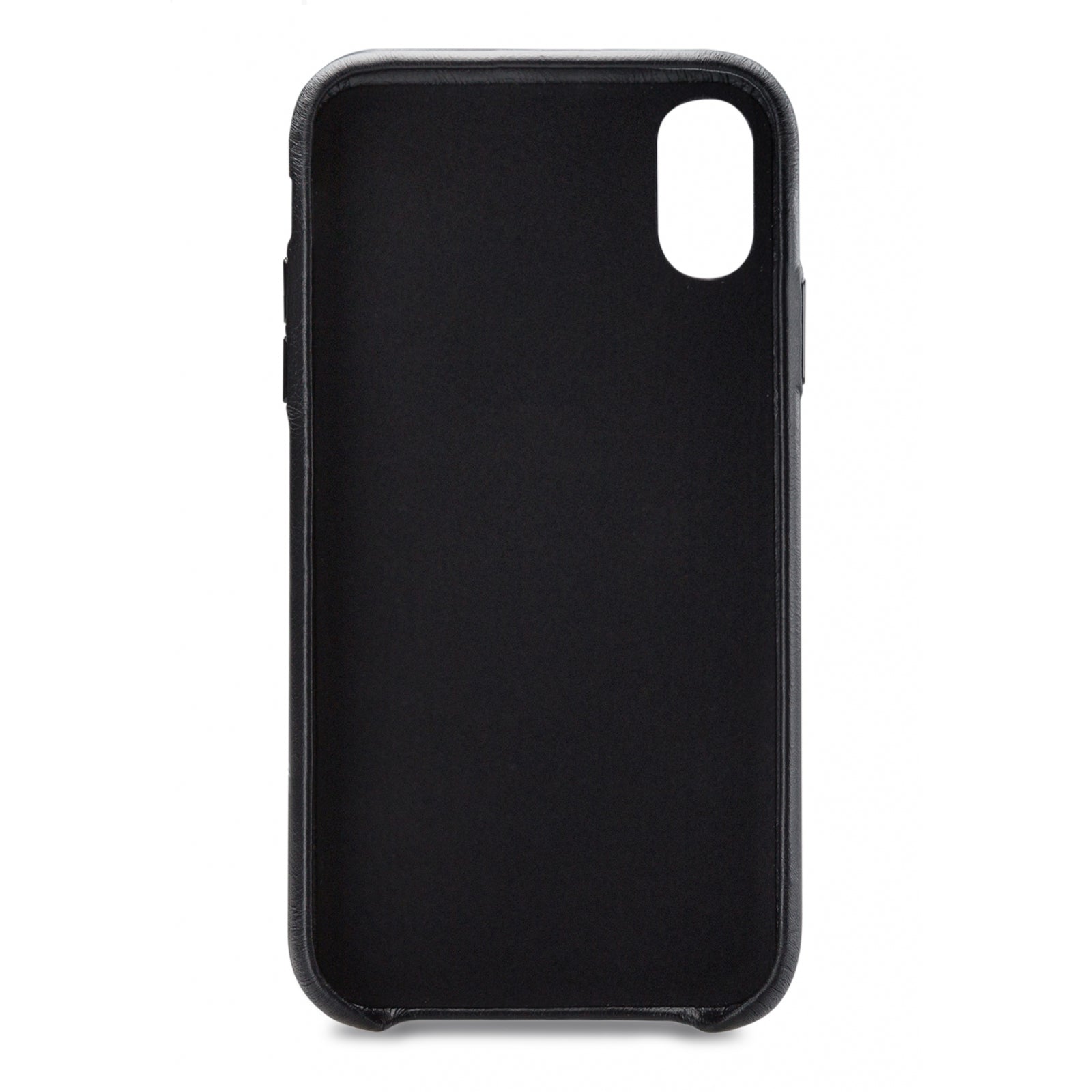 Senza Pure Leather Cover with Card Slot Apple iPhone Xs Max Deep Black